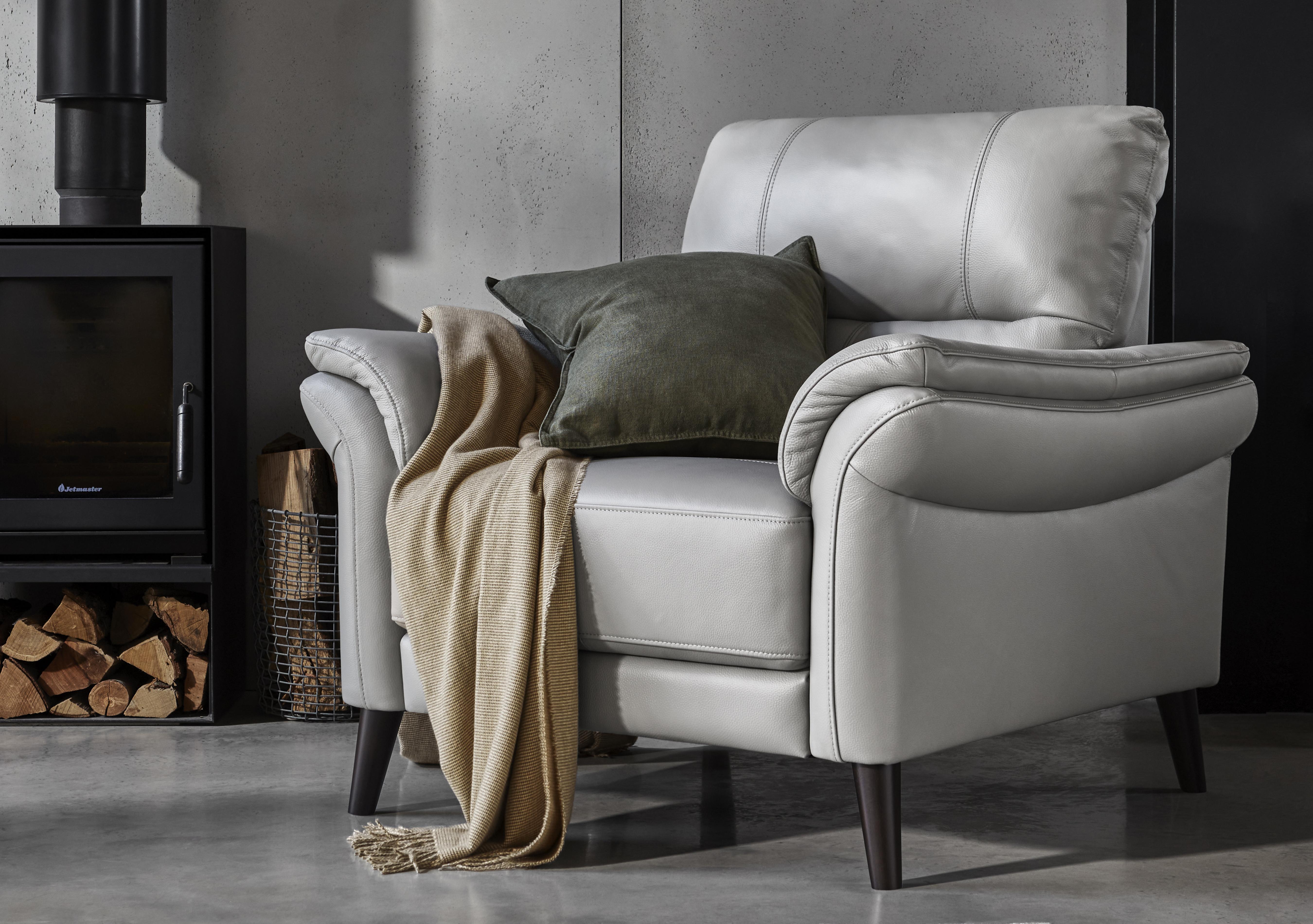 Winner Leather Armchair in  on Furniture Village