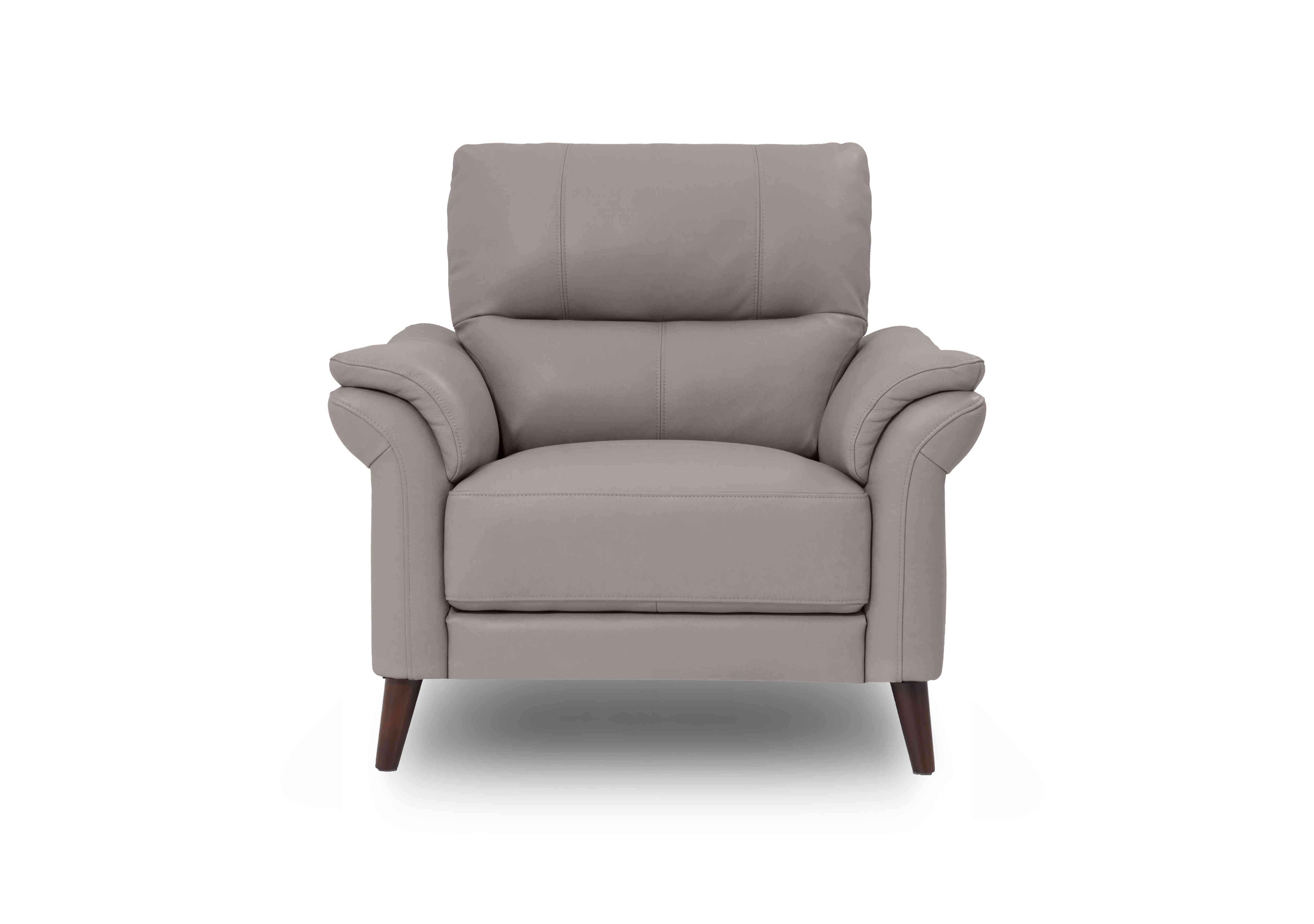 Winner Leather Armchair in Montana Cat-60/23 Lead Grey on Furniture Village
