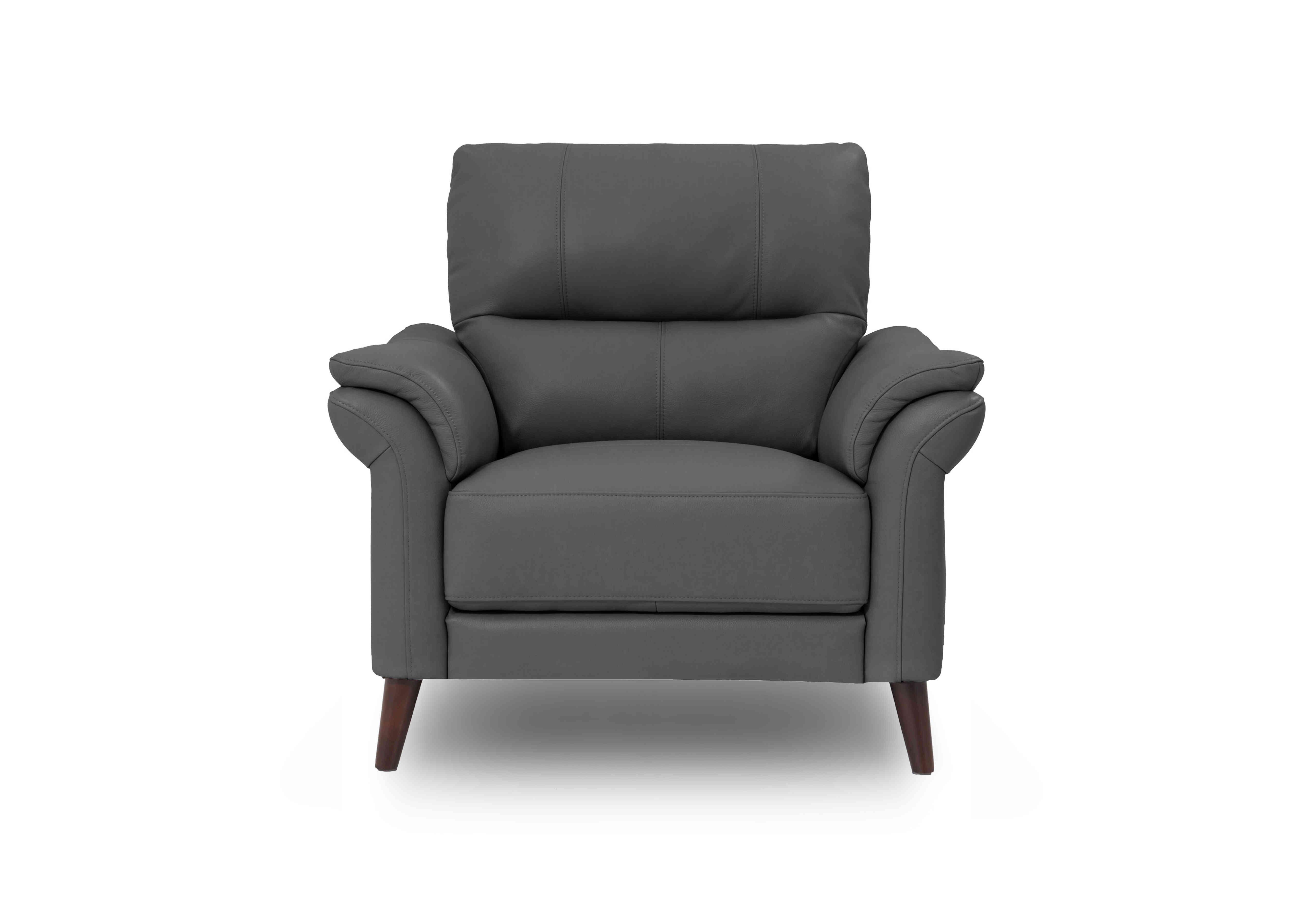 Winner Leather Armchair in Montana Cat-60/33 Granite on Furniture Village