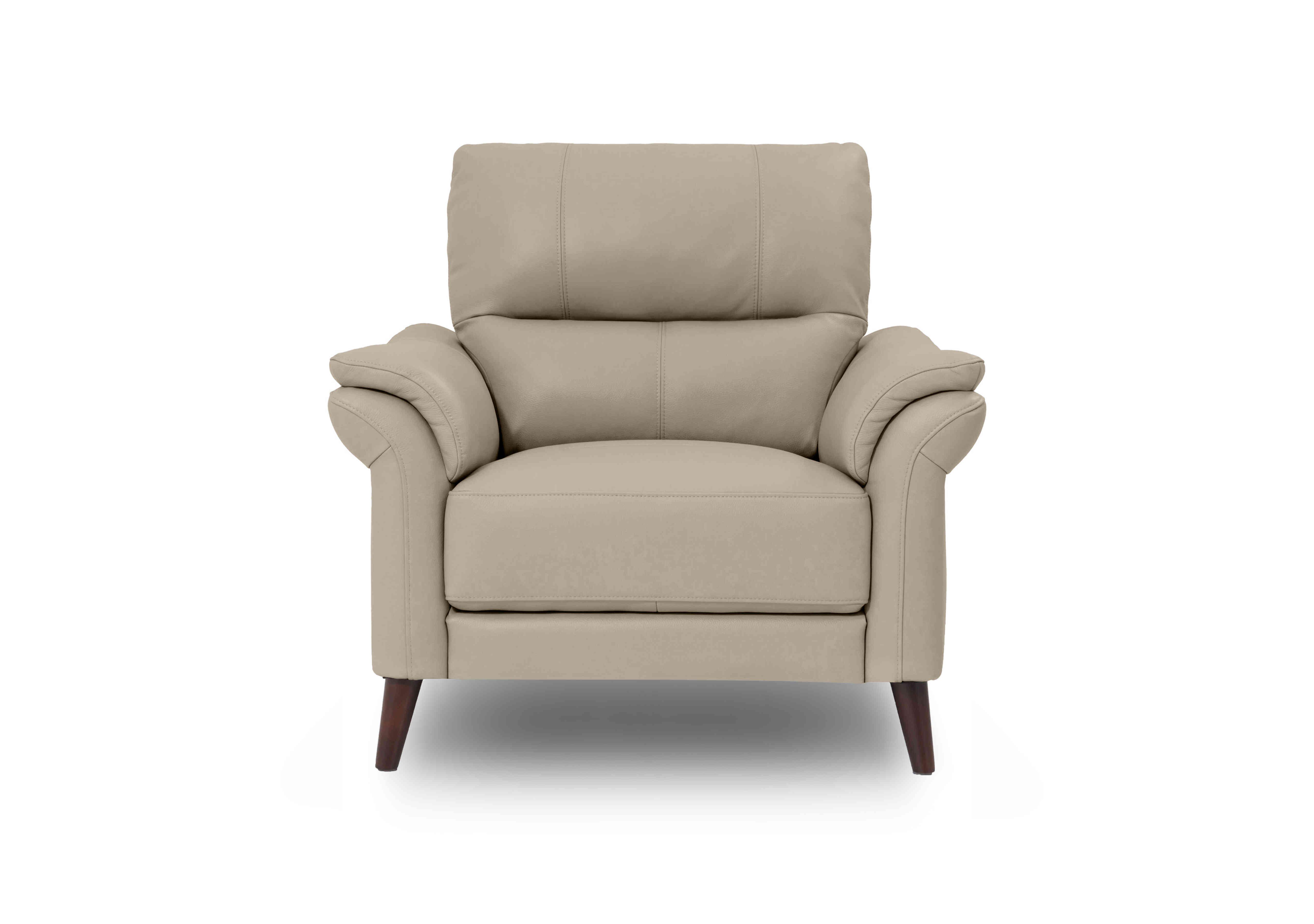 Winner Leather Armchair in Oslo Cat-40/08 Oyster on Furniture Village