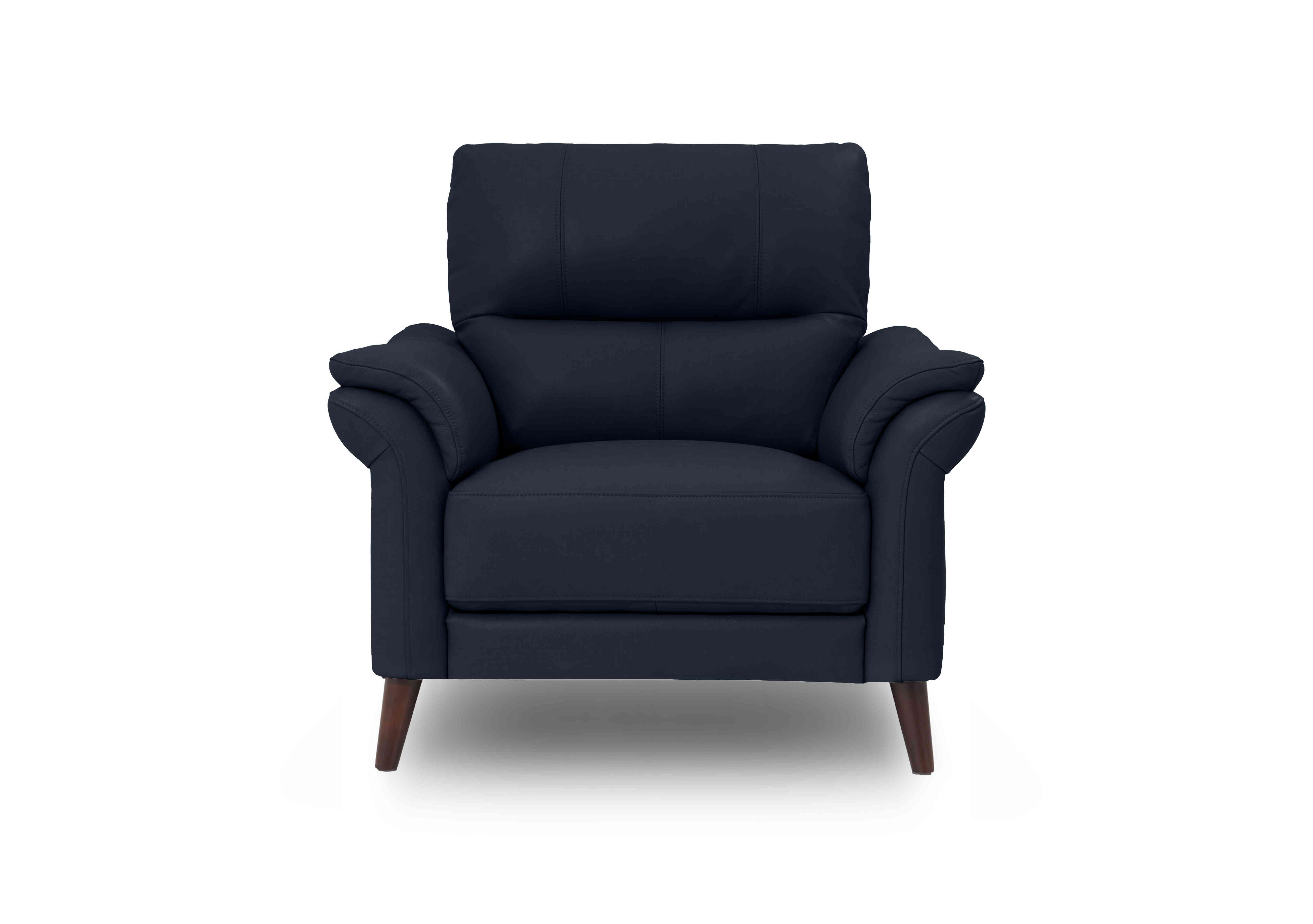 Winner Leather Armchair in Oslo Cat-40/09 Peacock on Furniture Village