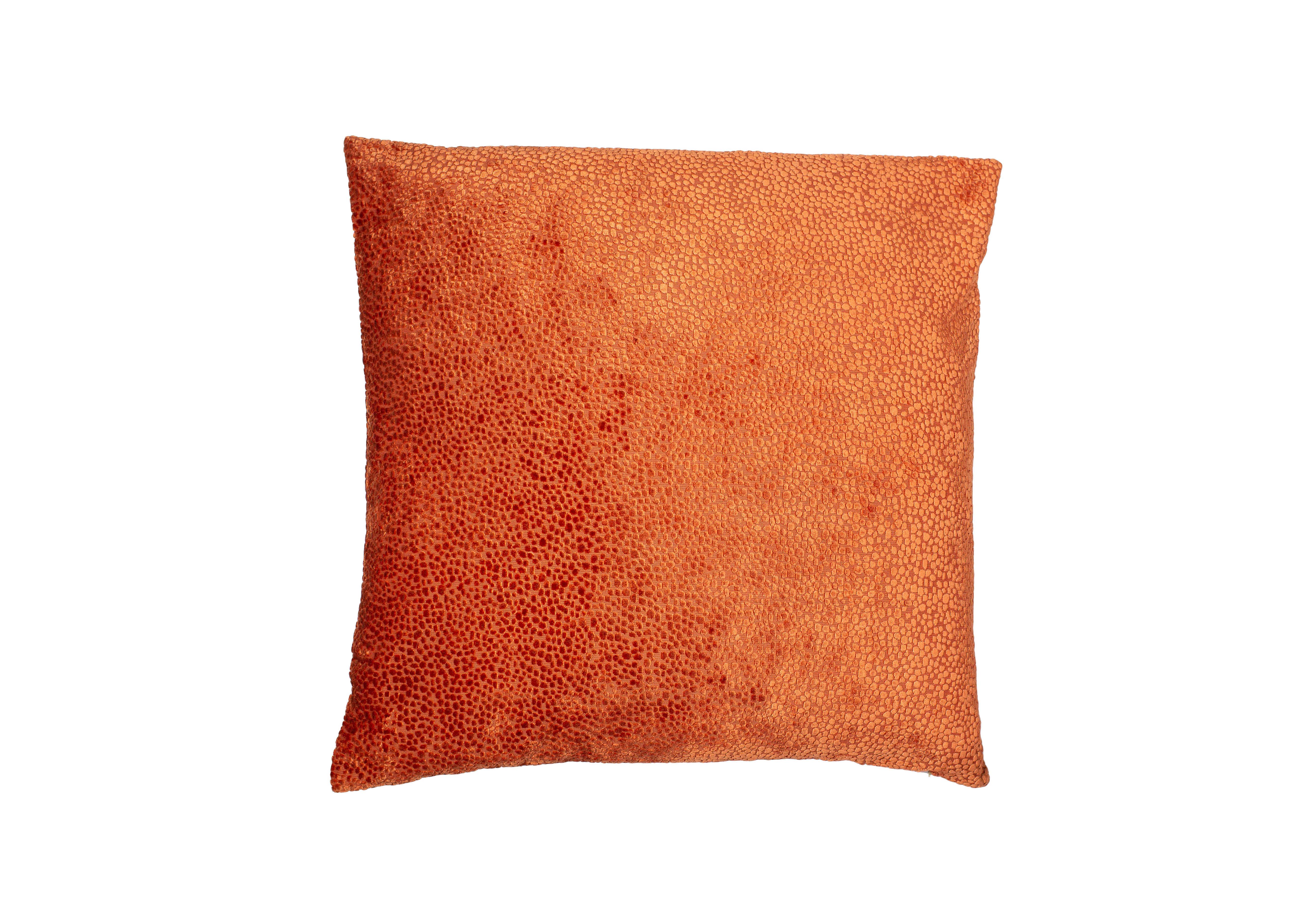 Bingham Large Cushion in Orange on Furniture Village