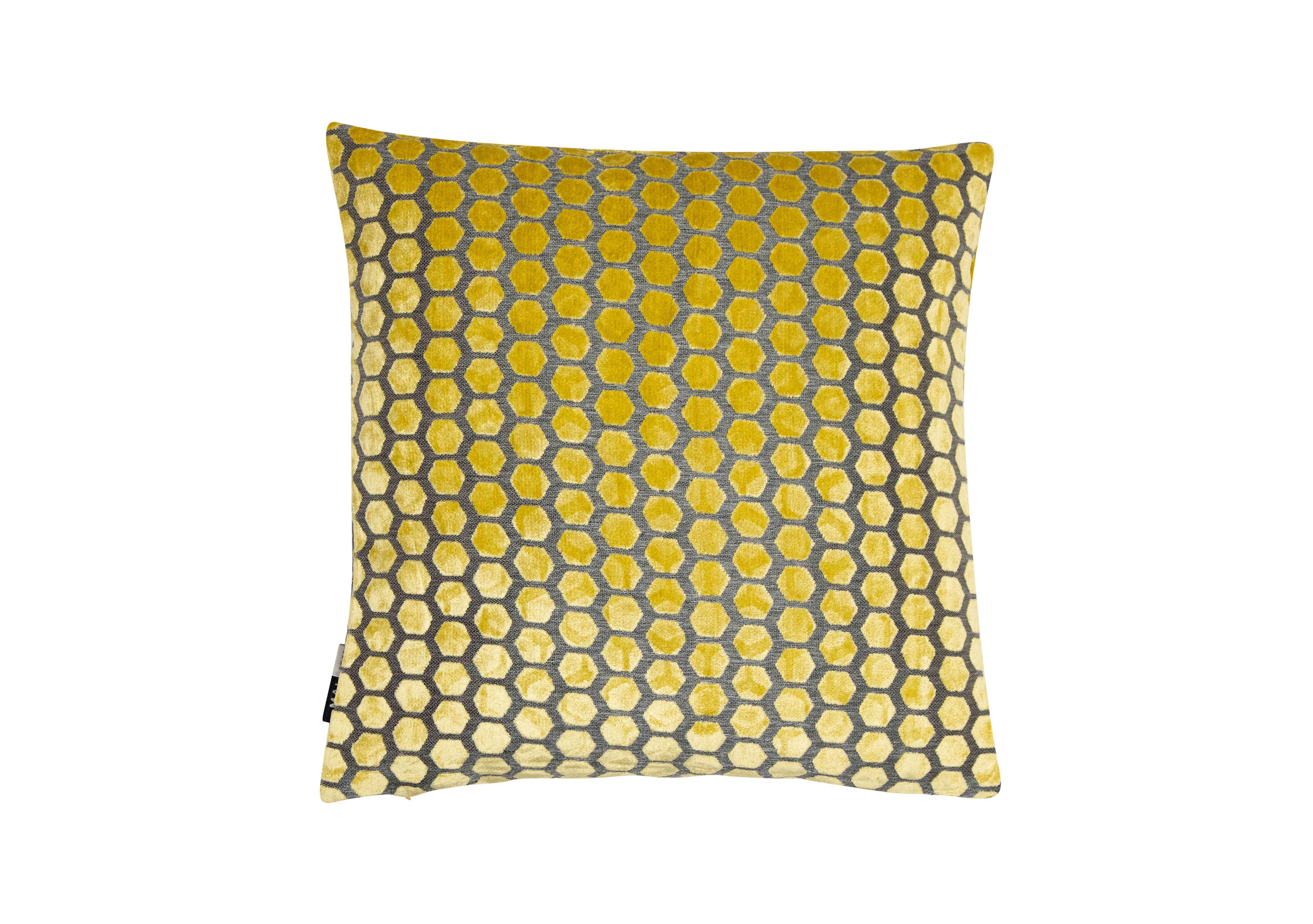 Jorvik Cushion in Mustard on Furniture Village