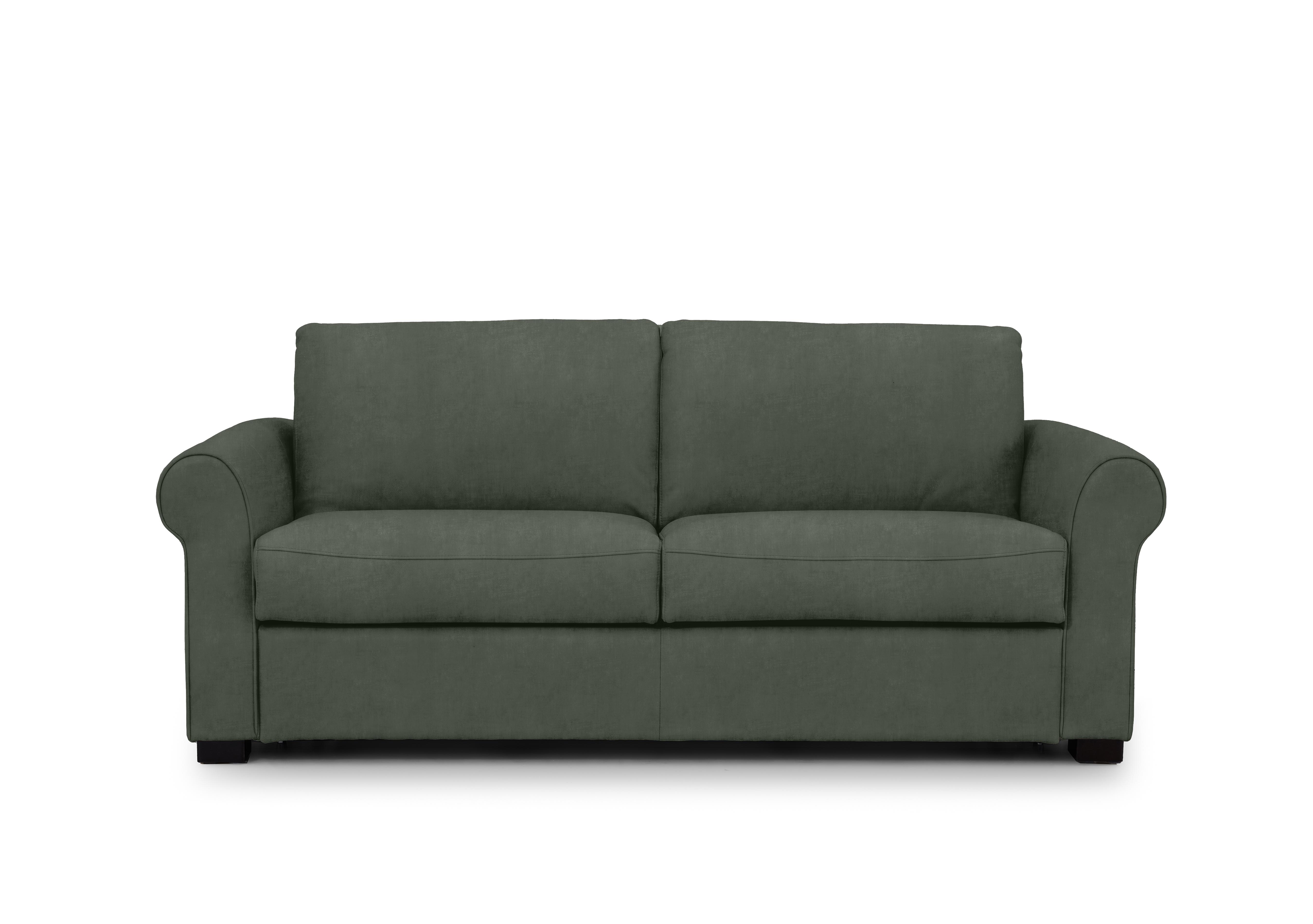 Jaxx Fabric Sofa Bed with Scroll Arms in Manhattan 58001 Pine on Furniture Village