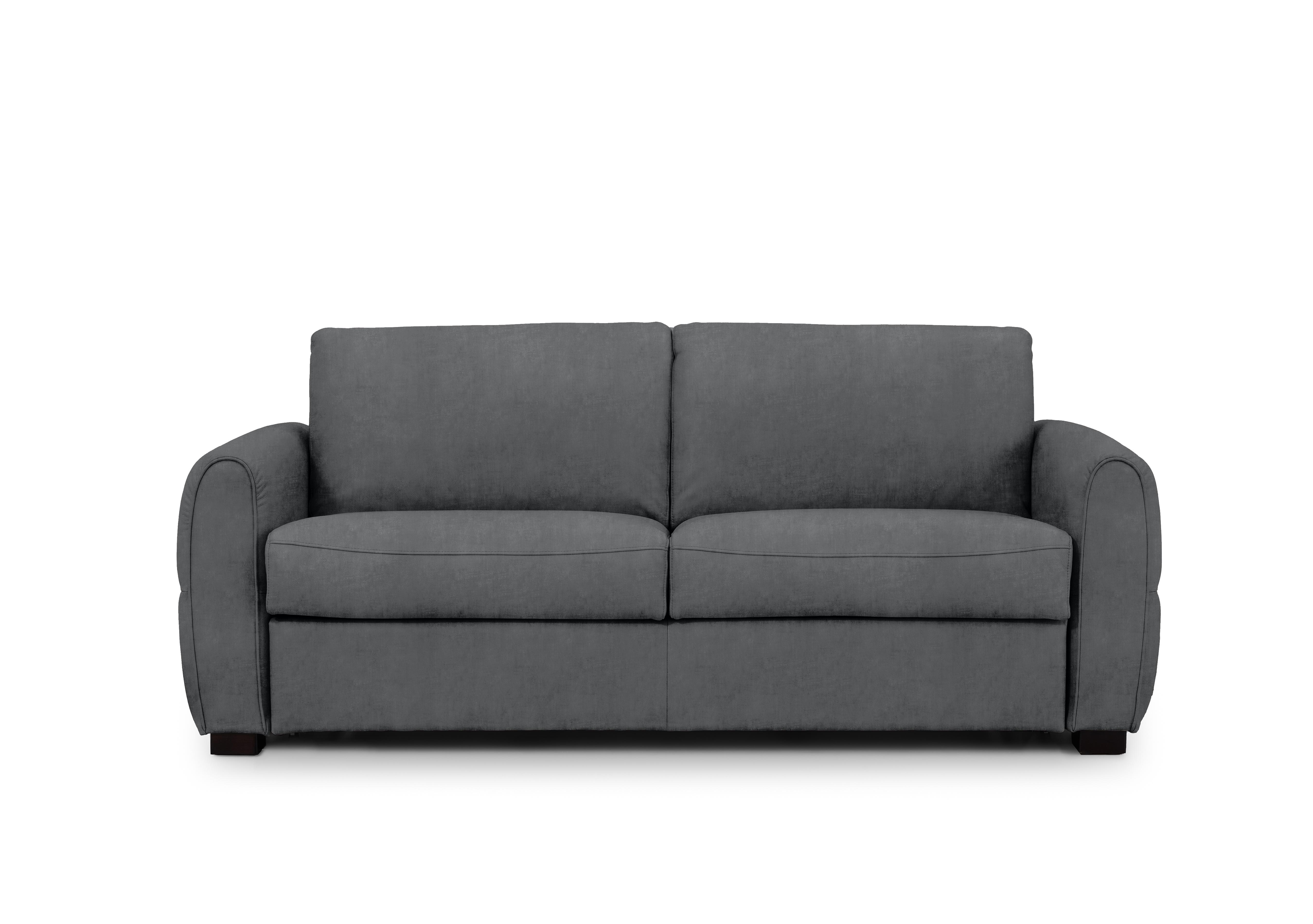 Jaxx Fabric Sofa Bed with Arch Arms in Manhattan 58003 Charcoal on Furniture Village