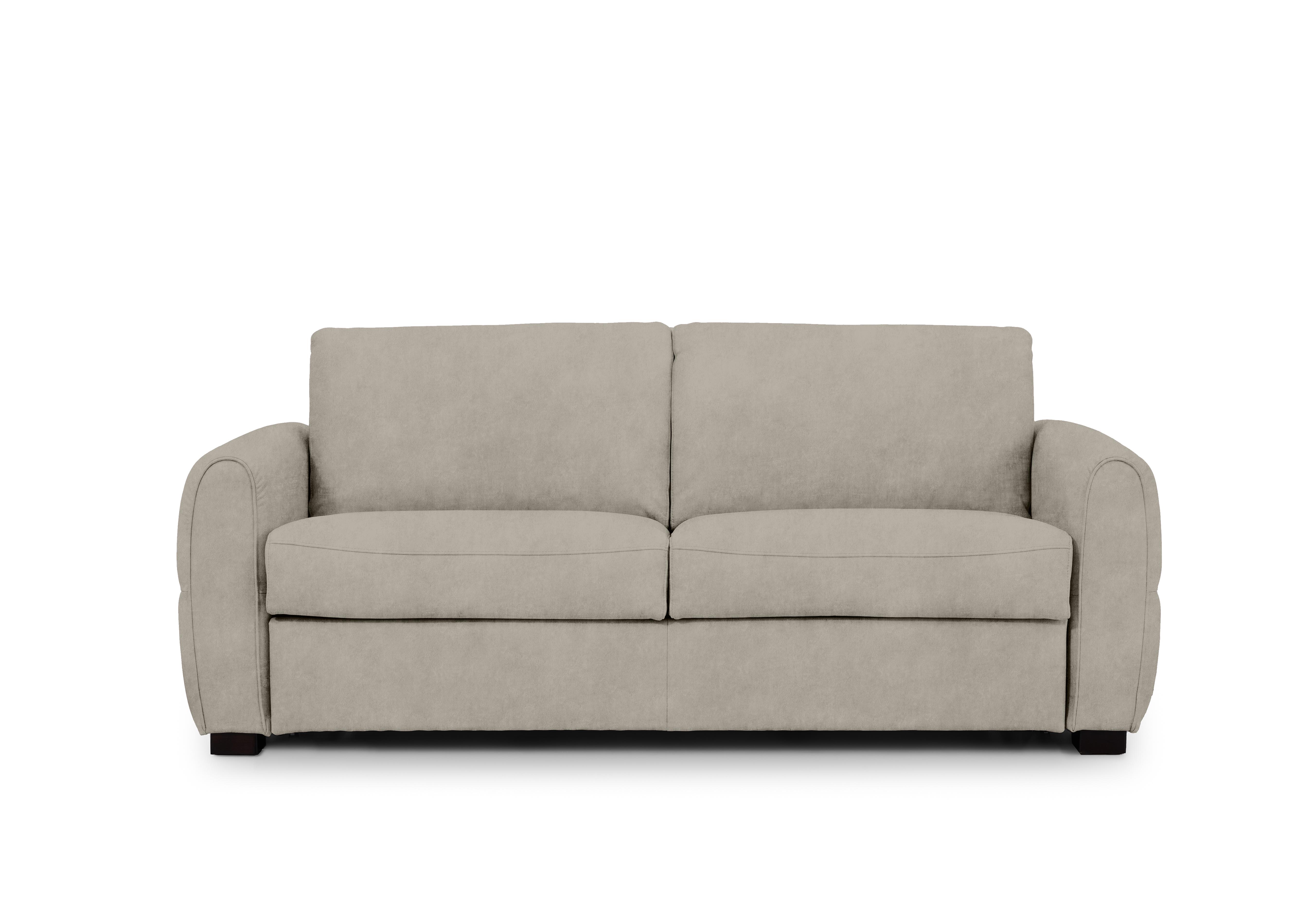 Jaxx Fabric Sofa Bed with Arch Arms in Marble 18177 Cream on Furniture Village