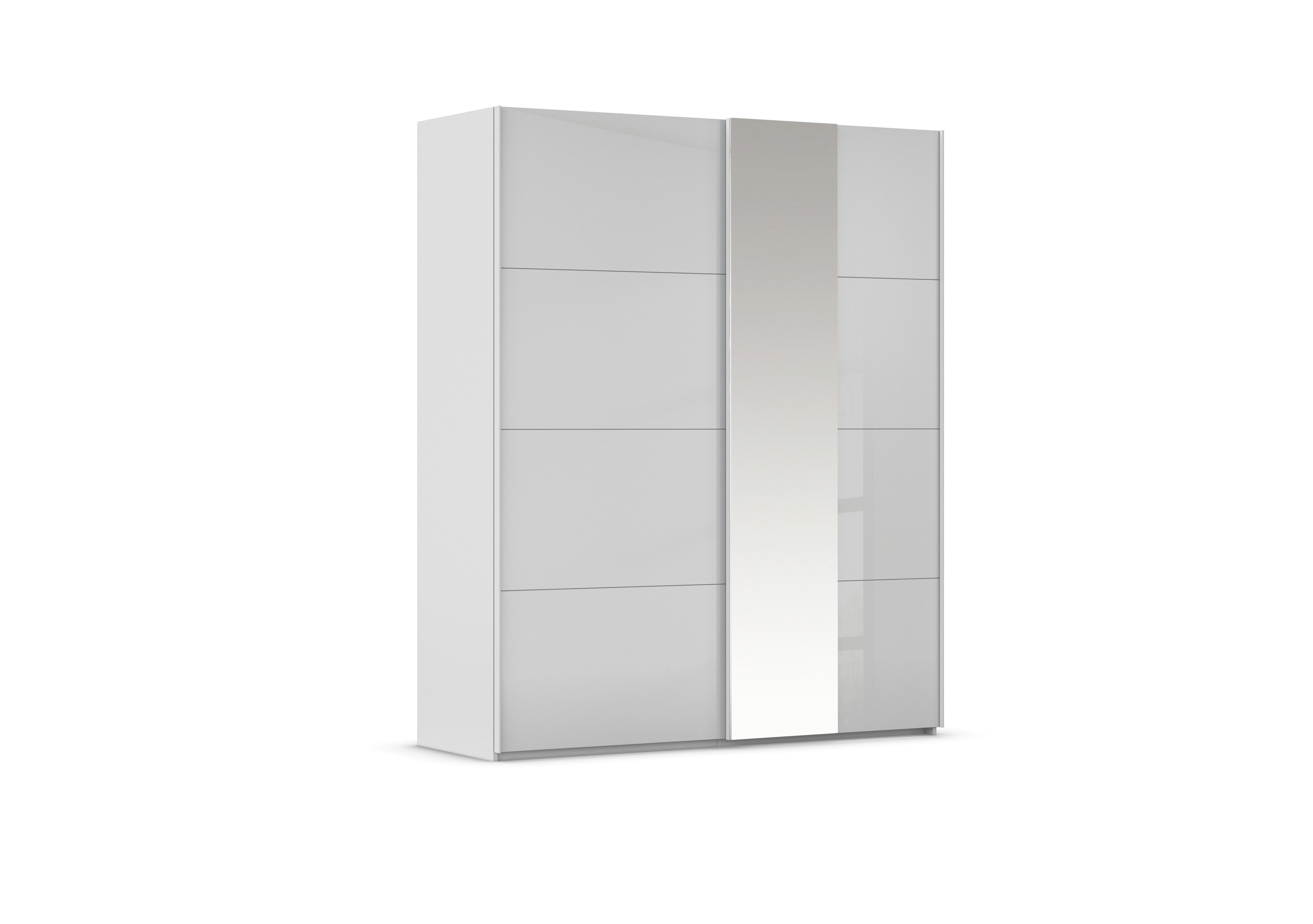 Cairns 181cm 2 Door Sliding Wardrobe in Silk Grey A145bsilk Grey Glass on Furniture Village