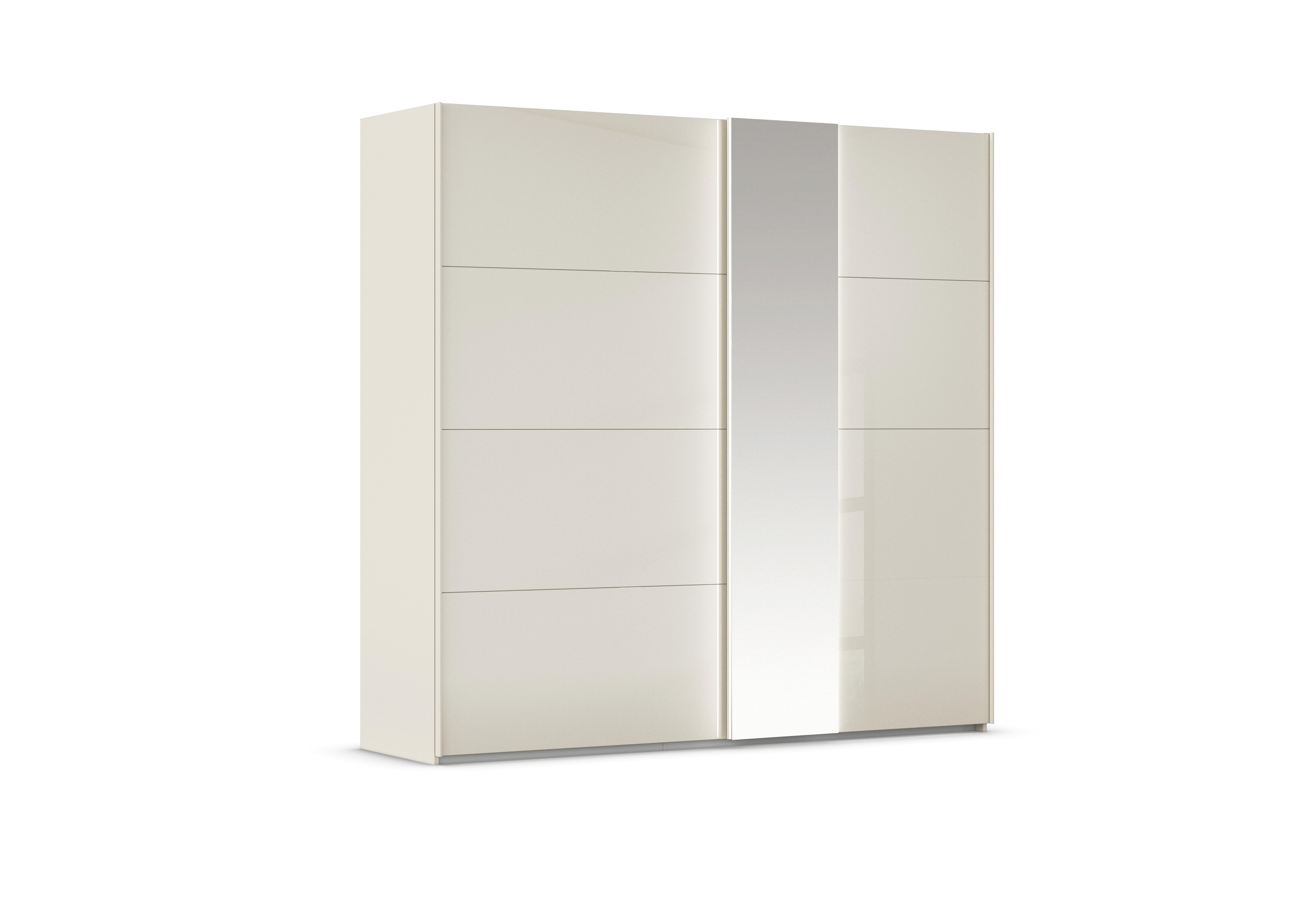 Cairns 226cm 2 Door Sliding Wardrobe with Lights in Champagne Ag989champagne Glass on Furniture Village