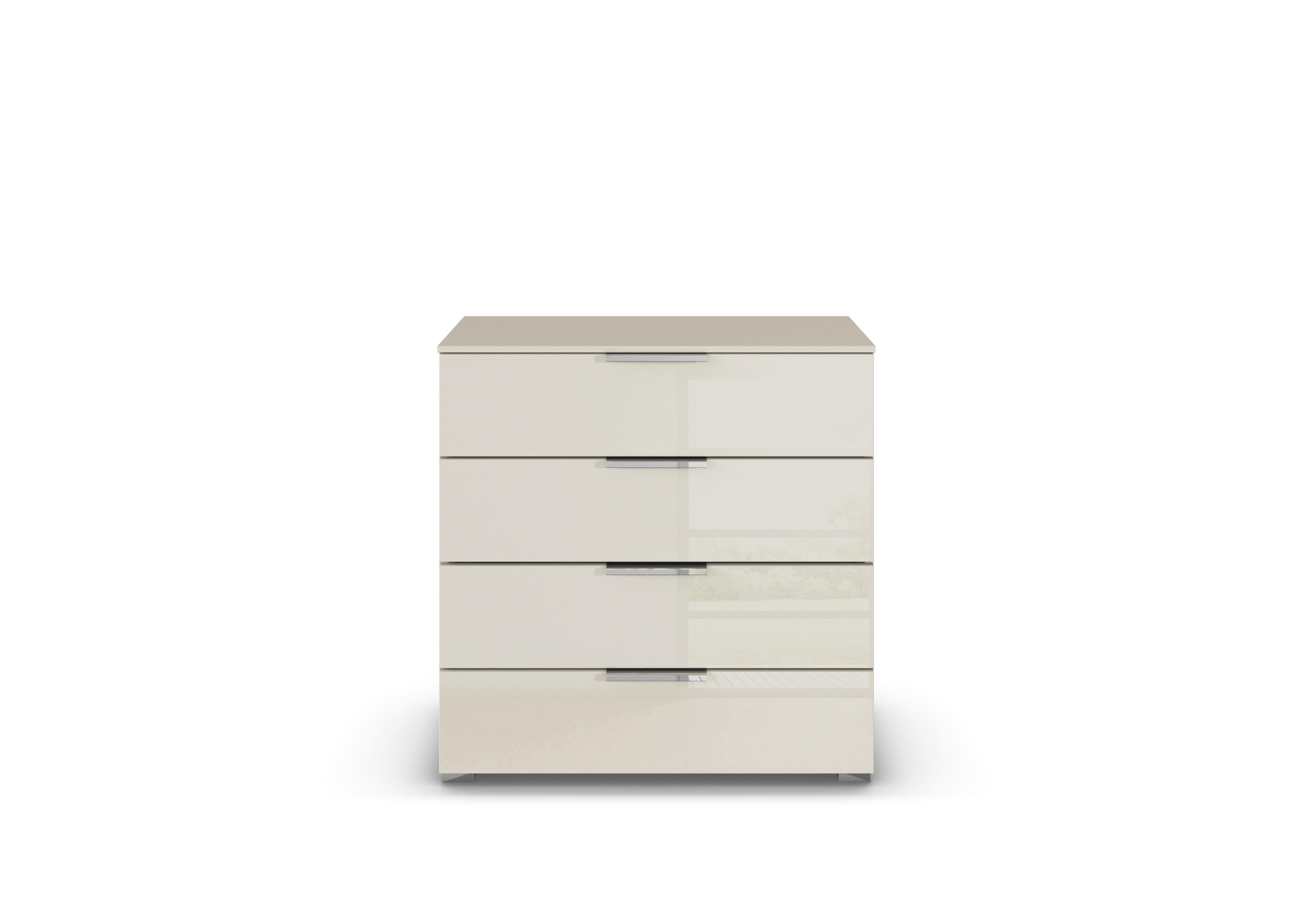 Cairns 4 Drawer Narrow Chest in Champagne Ag989champagne Glass on Furniture Village