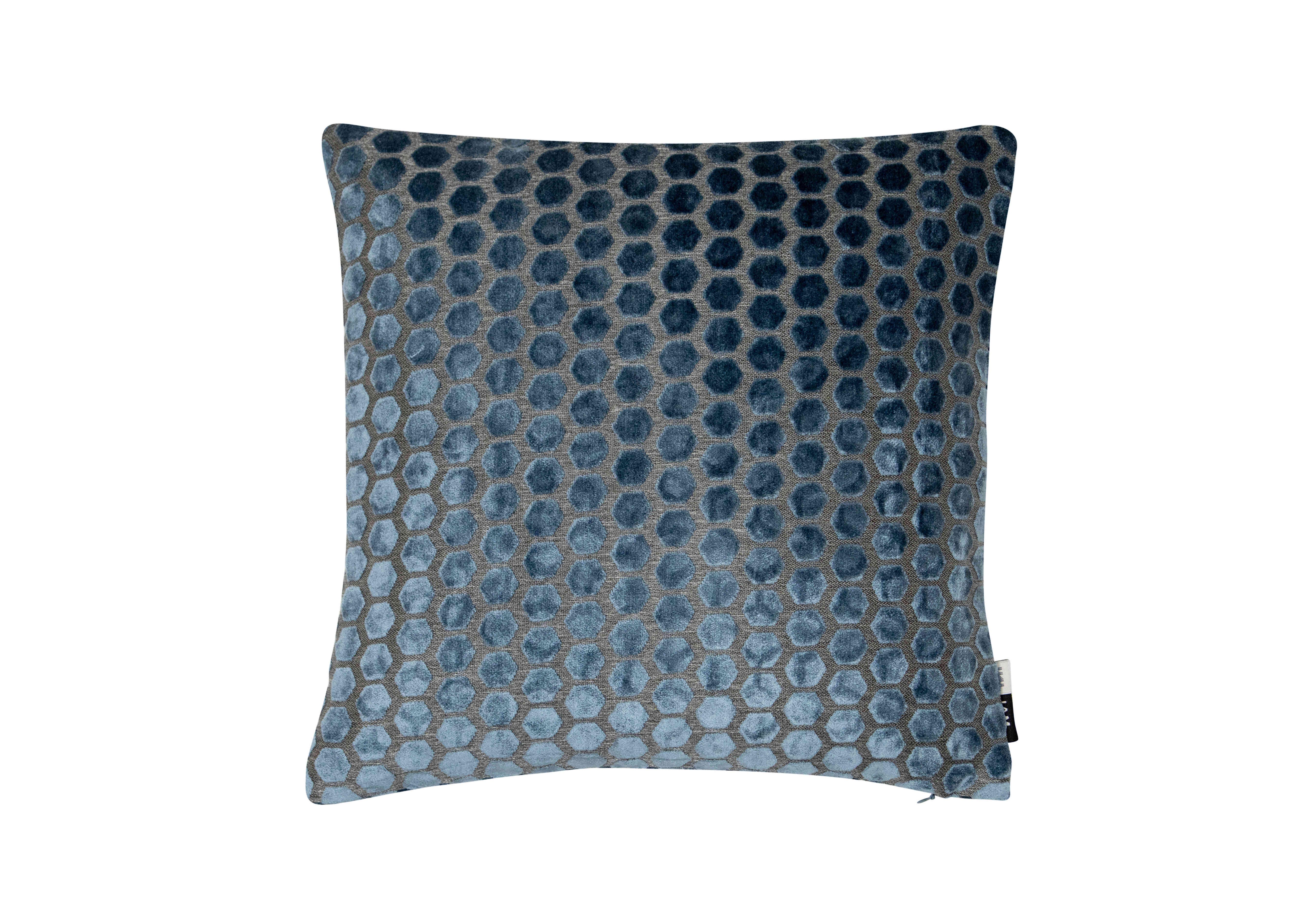 Jorvik Large Cushion in Blue on Furniture Village
