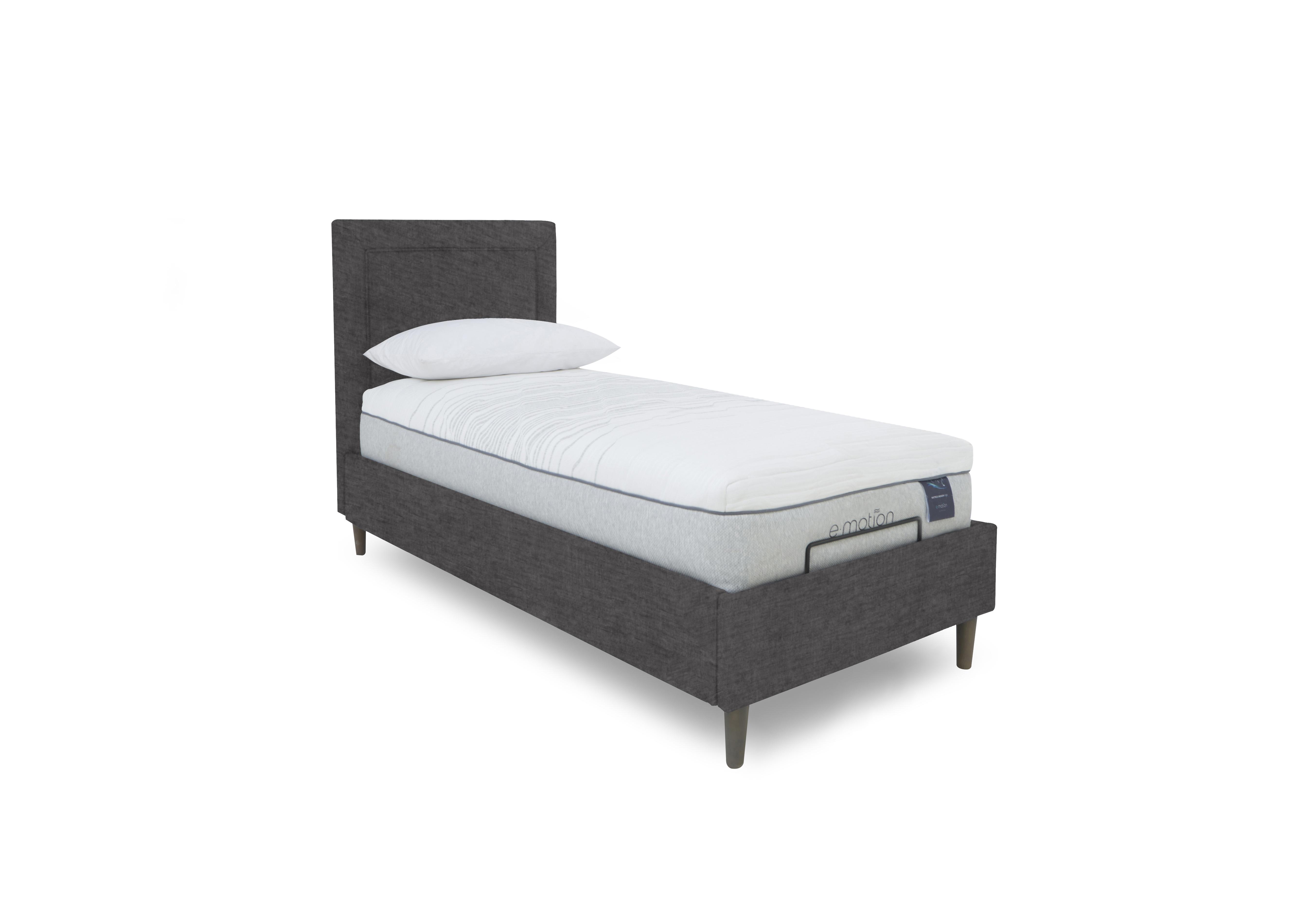 E-Motion Yumi Adjustable Bed Frame in 800 Smokey Quartz on Furniture Village