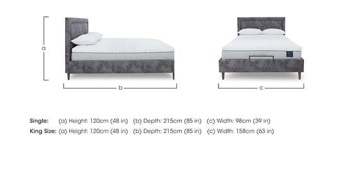 E-Motion Yumi Adjustable Bed Frame in  on Furniture Village