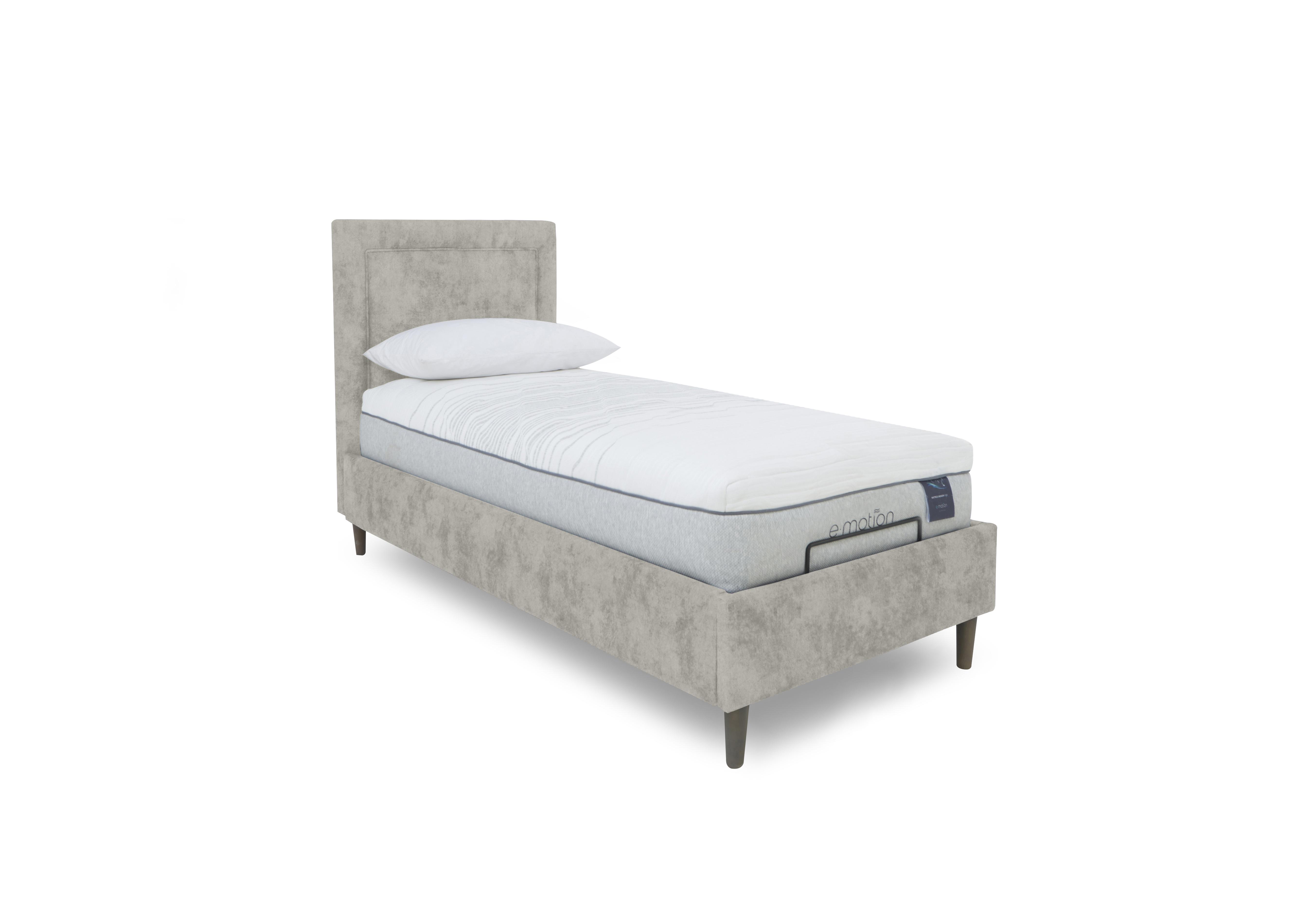 E-Motion Yumi Adjustable Bed Frame in Daytona Stone on Furniture Village