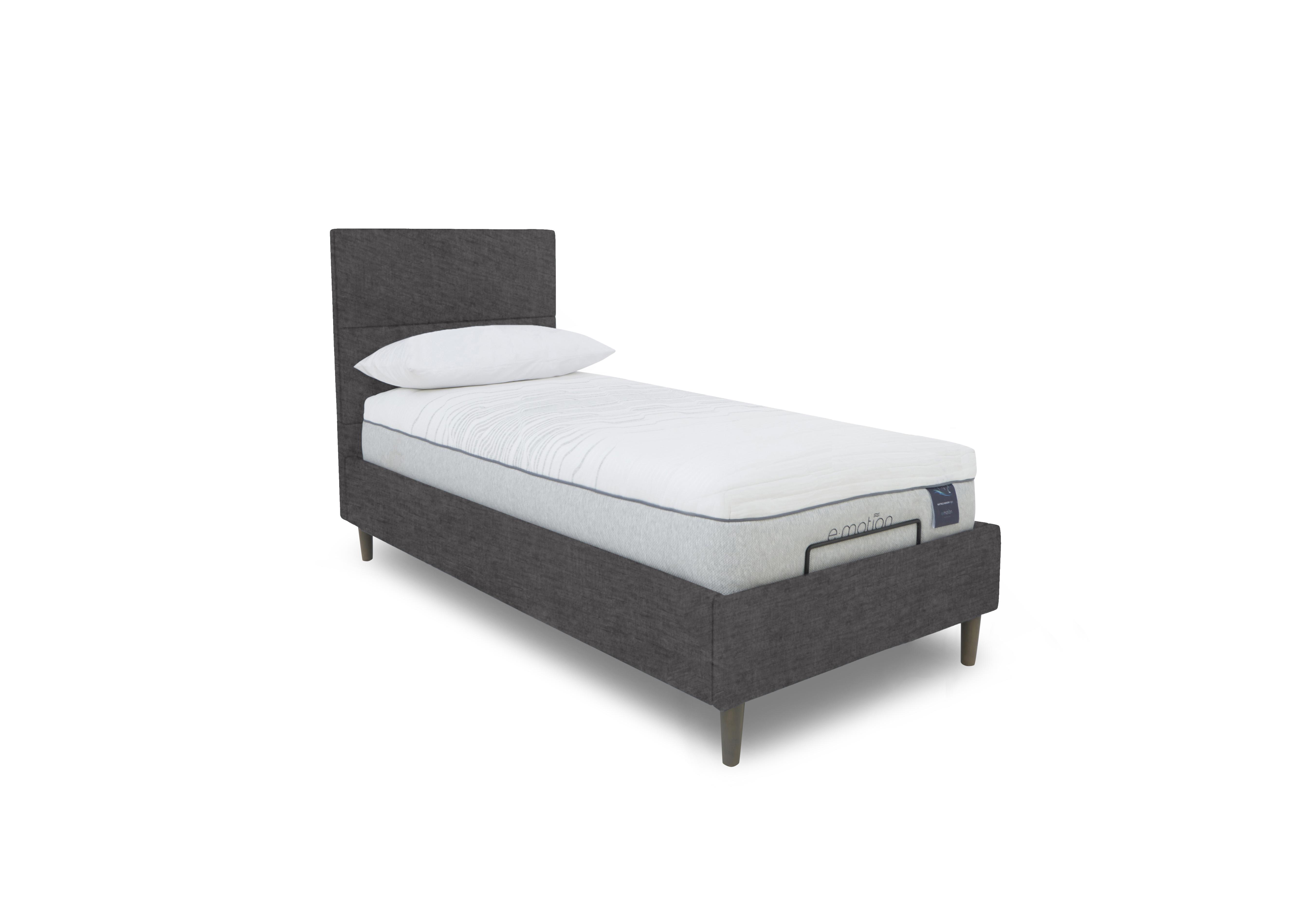 E-Motion Sakura Adjustable Bed Frame in 800 Smokey Quartz on Furniture Village