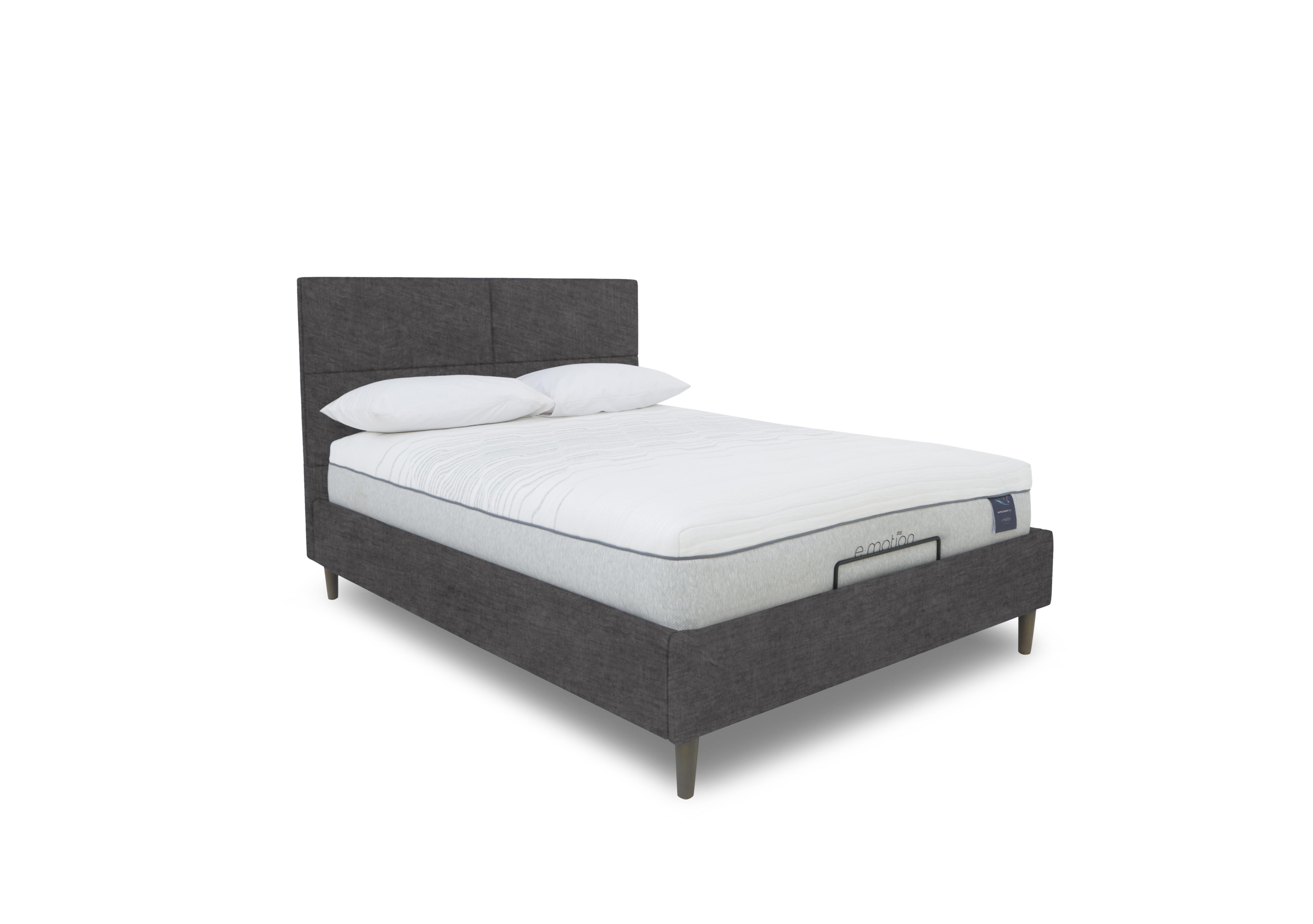 E-Motion Sakura Adjustable Bed Frame in 800 Smokey Quartz on Furniture Village