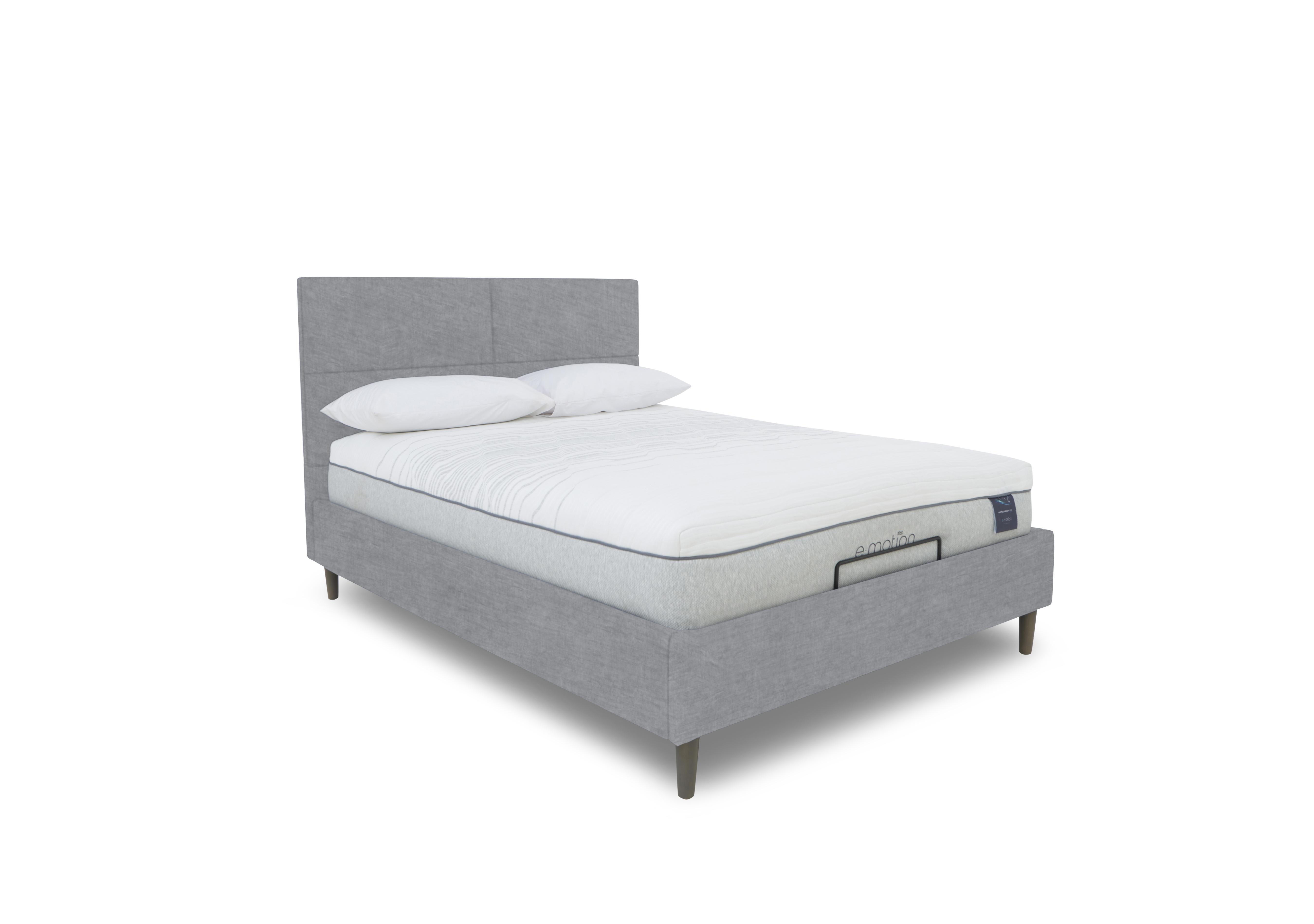 E-Motion Sakura Adjustable Bed Frame in 806 Simply Zinc on Furniture Village