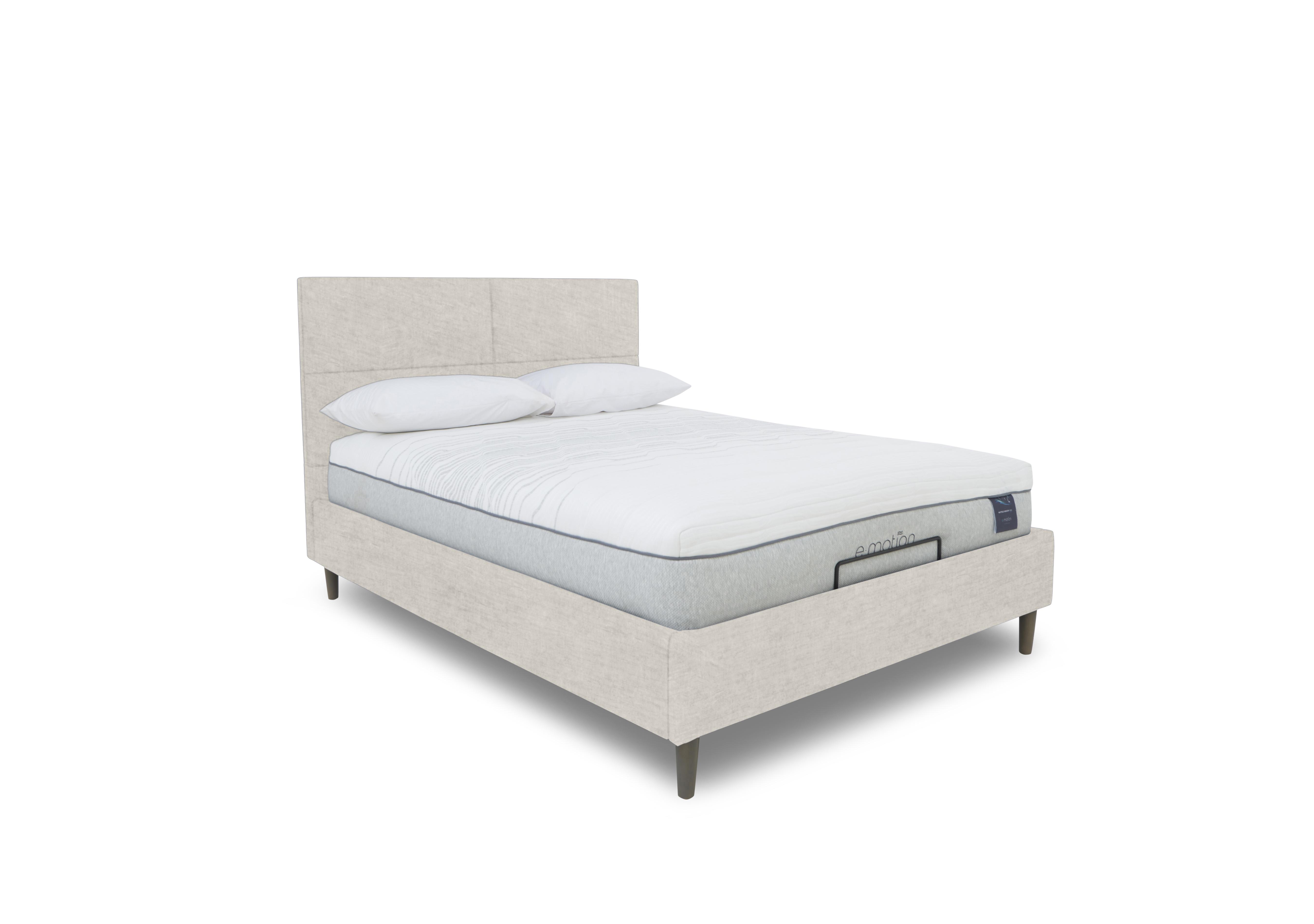 E-Motion Sakura Adjustable Bed Frame in 901 Sandstone Pearl on Furniture Village