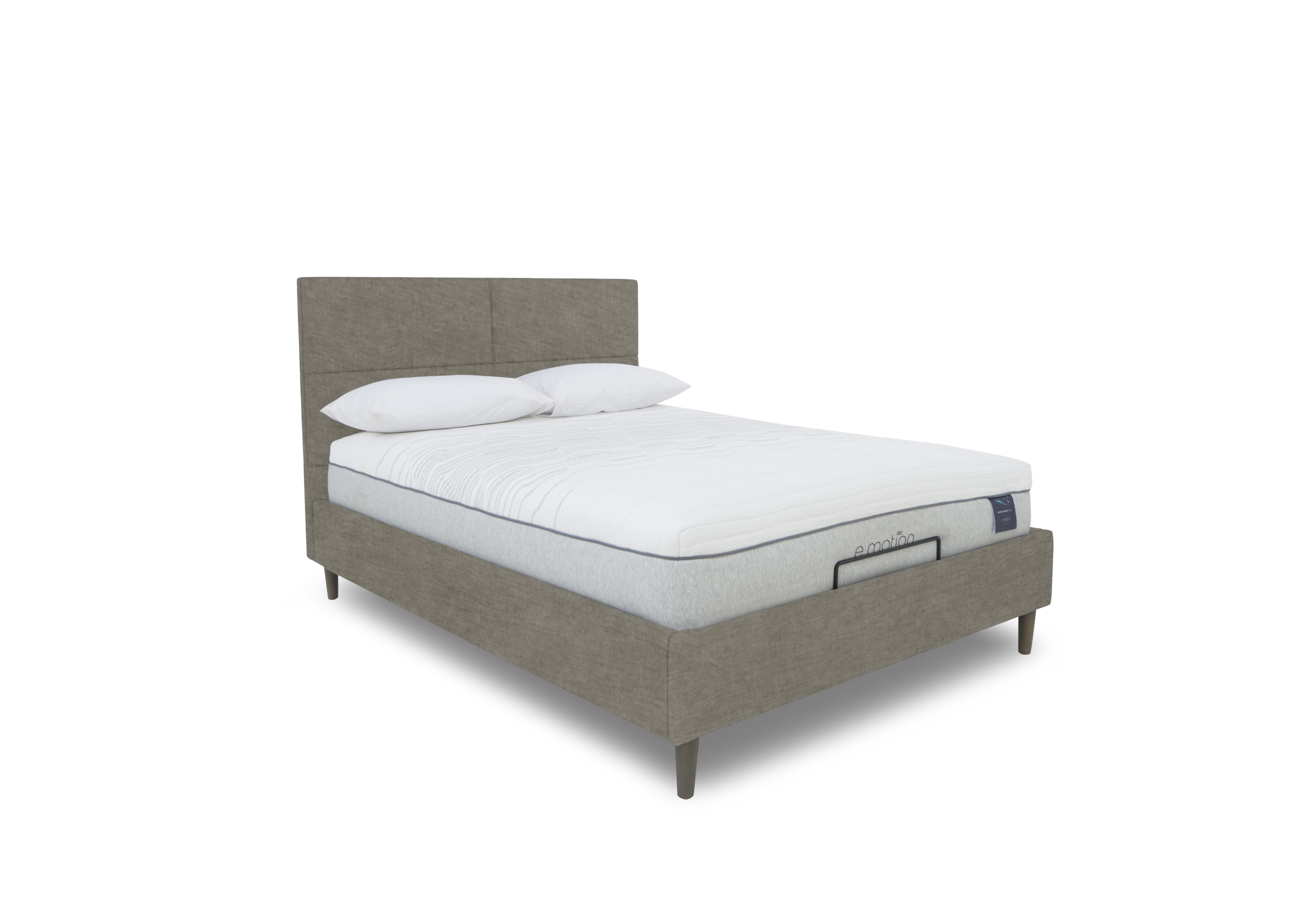 E-Motion Sakura Adjustable Bed Frame in 904 Warm Onyx on Furniture Village