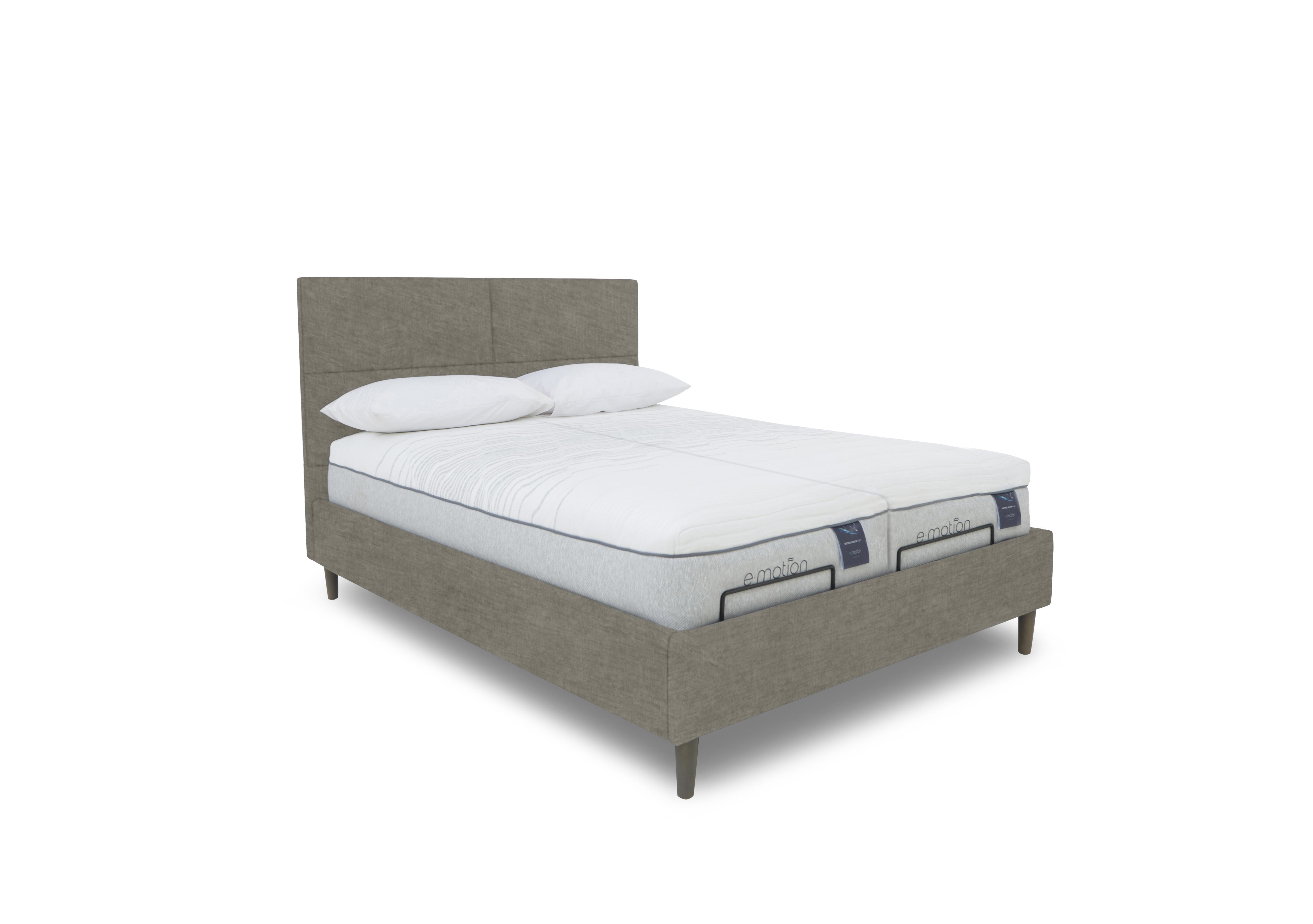 E-Motion Sakura Dual Adjustable Bed Frame in 904 Warm Onyx on Furniture Village