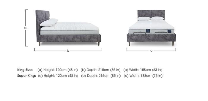 E-Motion Sakura Dual Adjustable Bed Frame in  on Furniture Village