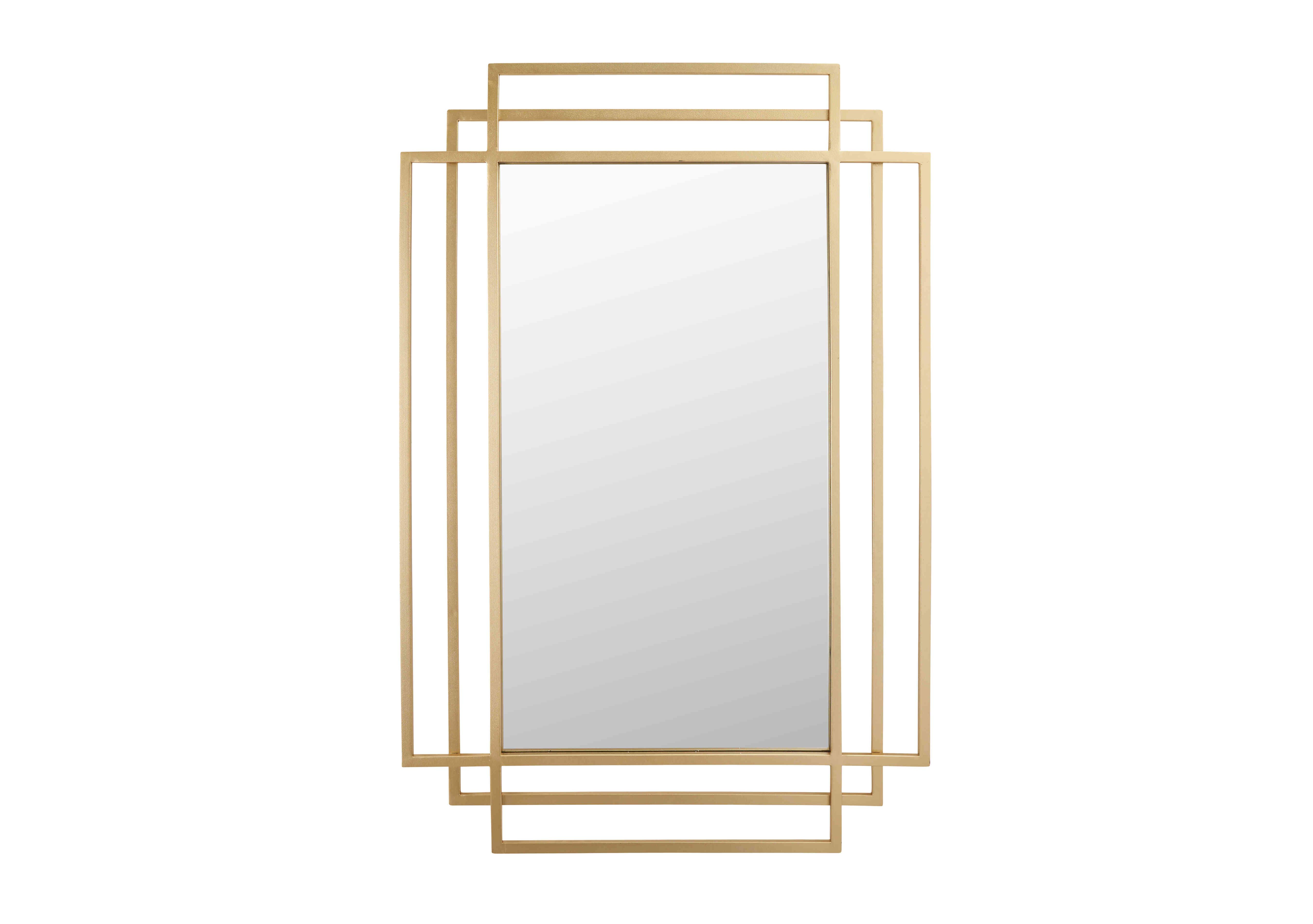 Fixby Mirror in Gold on Furniture Village
