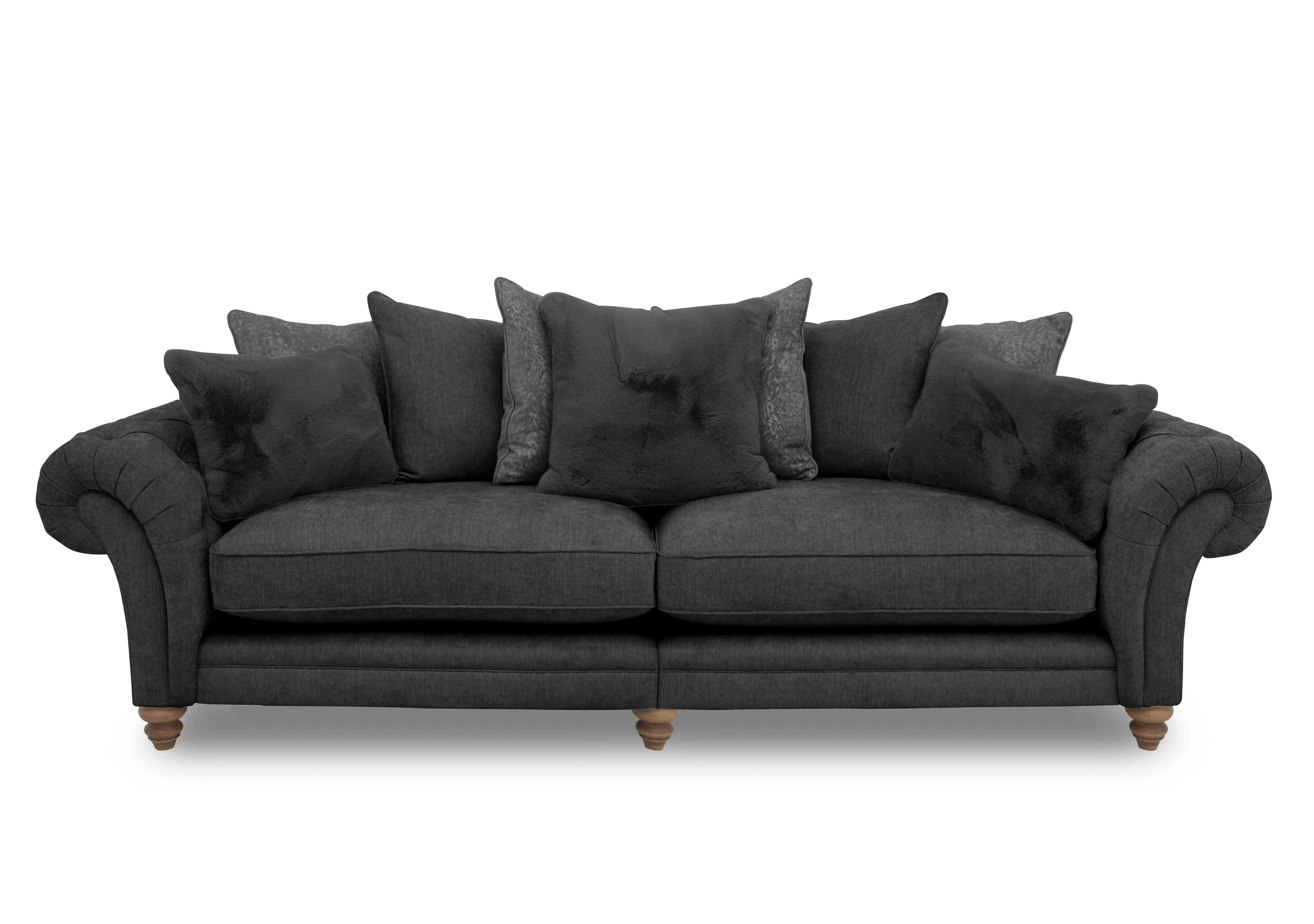 Blenheim Grand Split Frame Scatter Back Sofa in Darwin Raven Of on Furniture Village