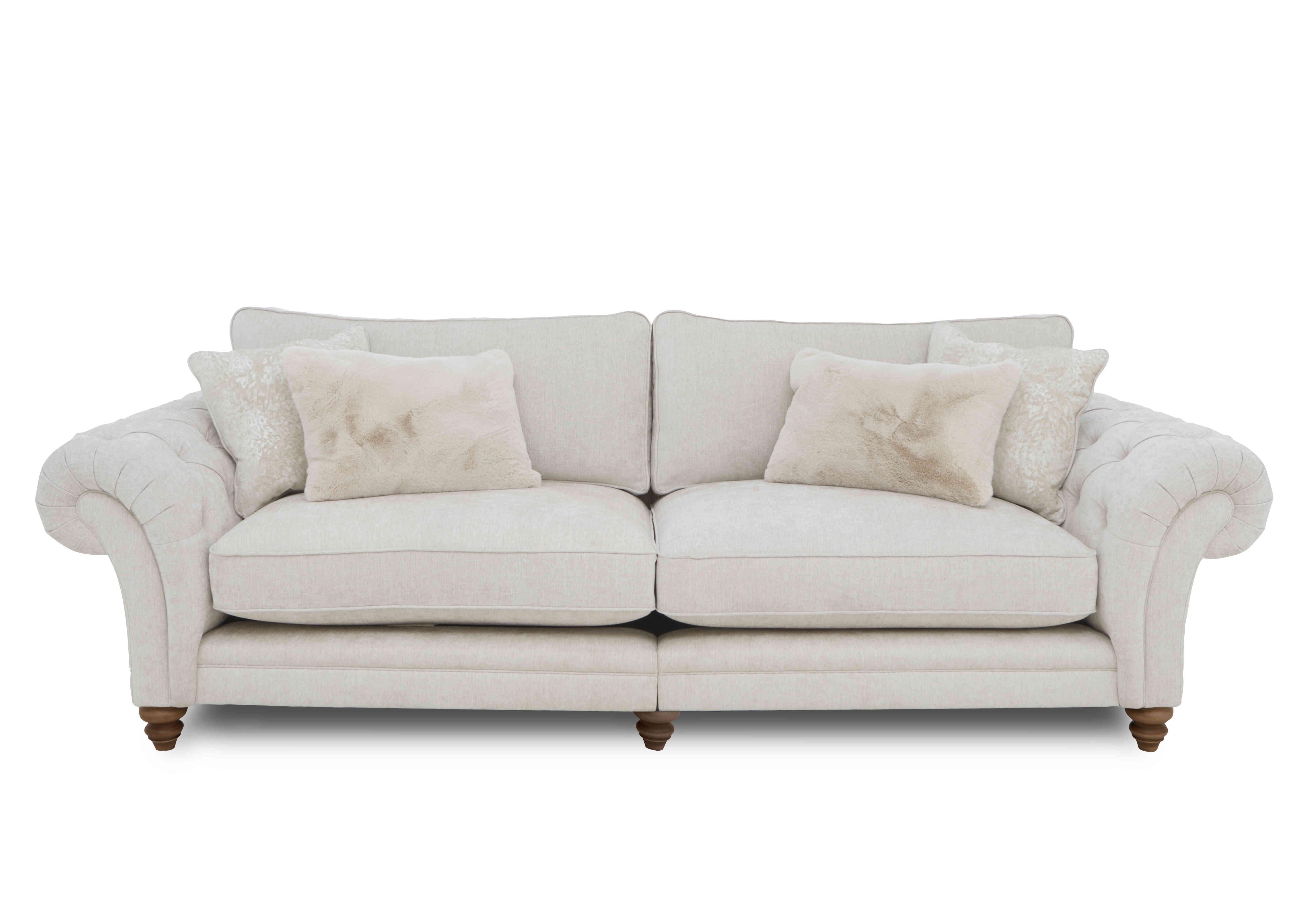 Blenheim Grand Split Frame Classic Back Sofa in Darwin Ivory Wf on Furniture Village