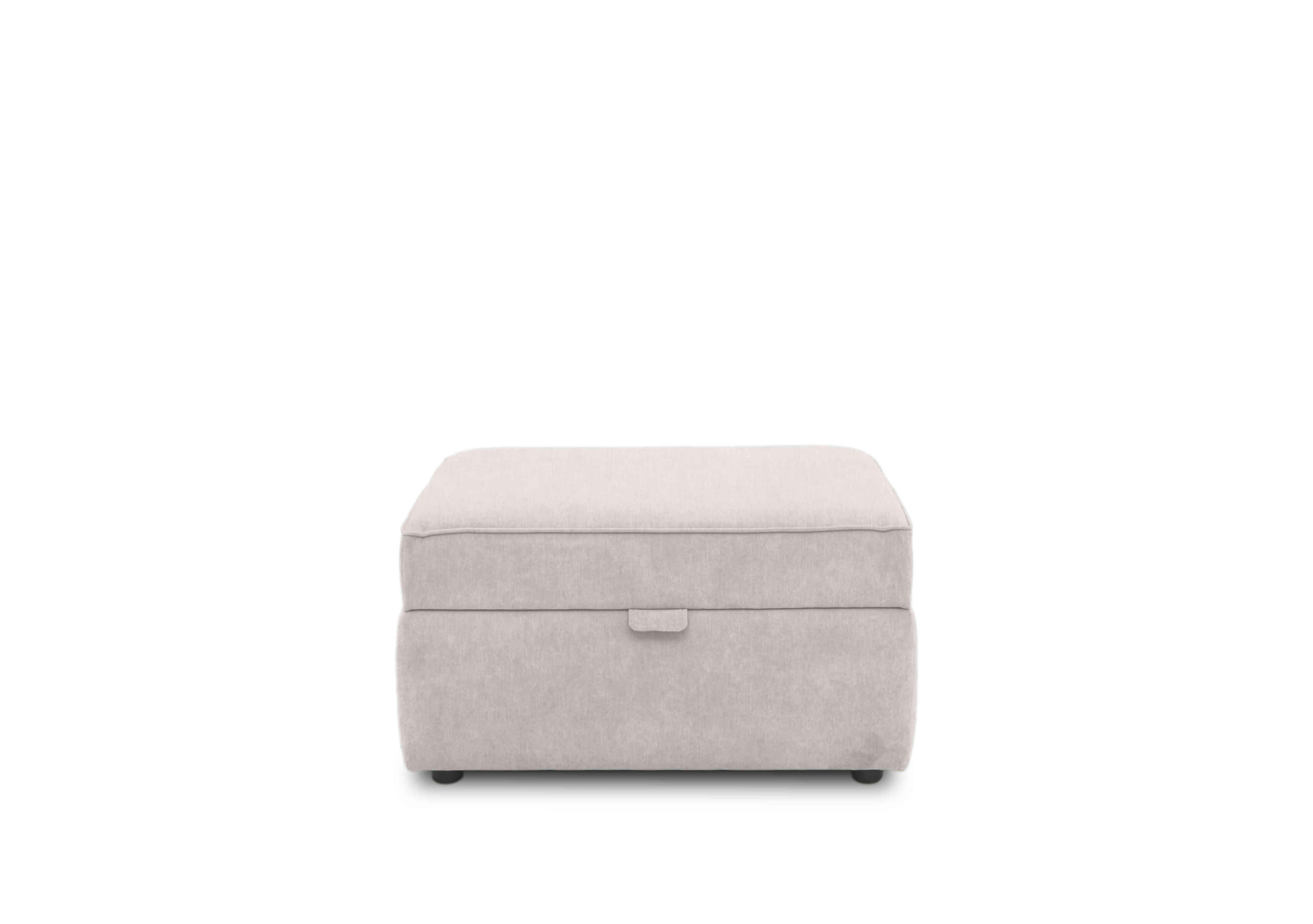 Blenheim Small Storage Stool in Darwin Silver on Furniture Village