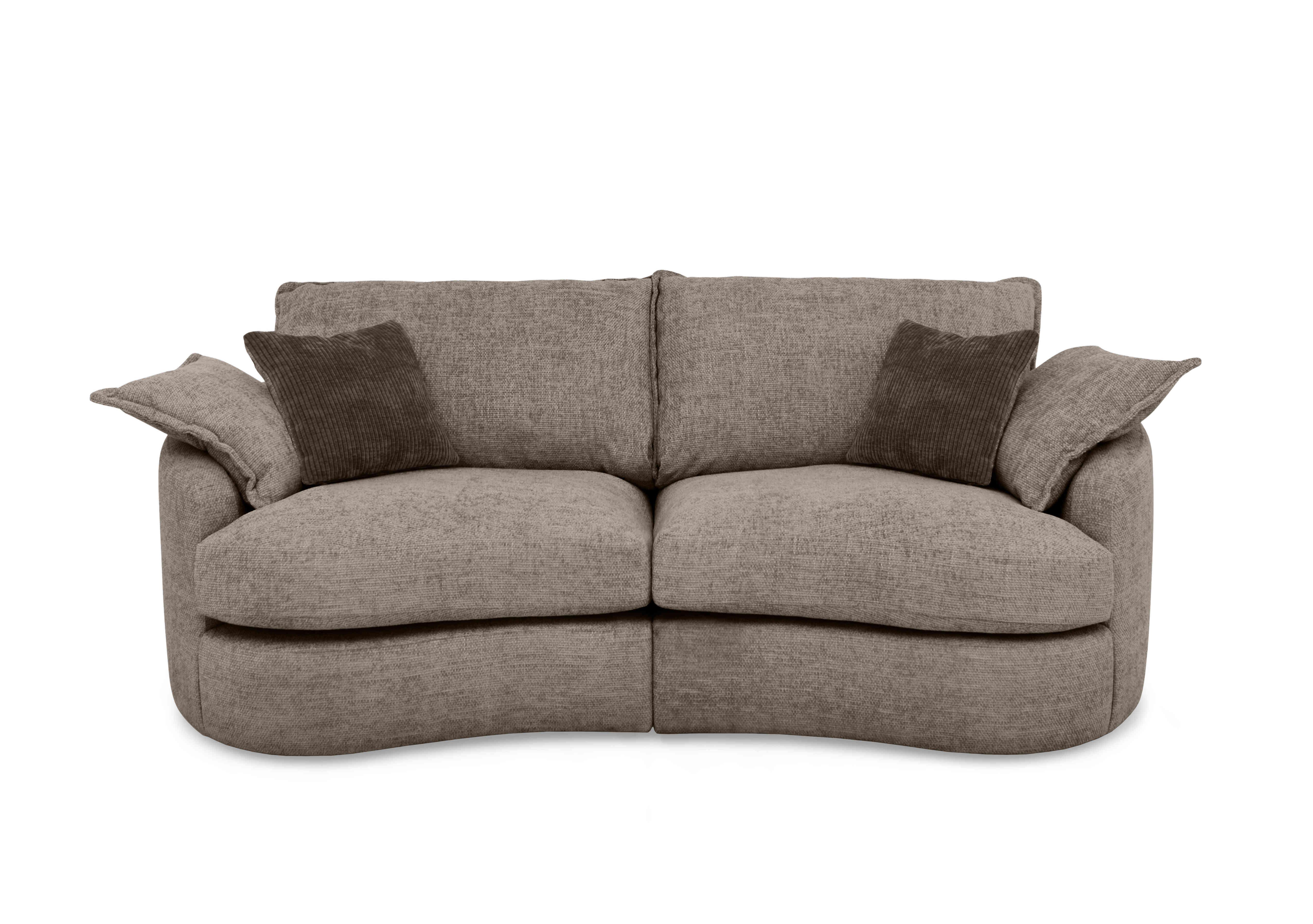 Boutique Darling 3 Seater Sofa in Milo Mocha on Furniture Village