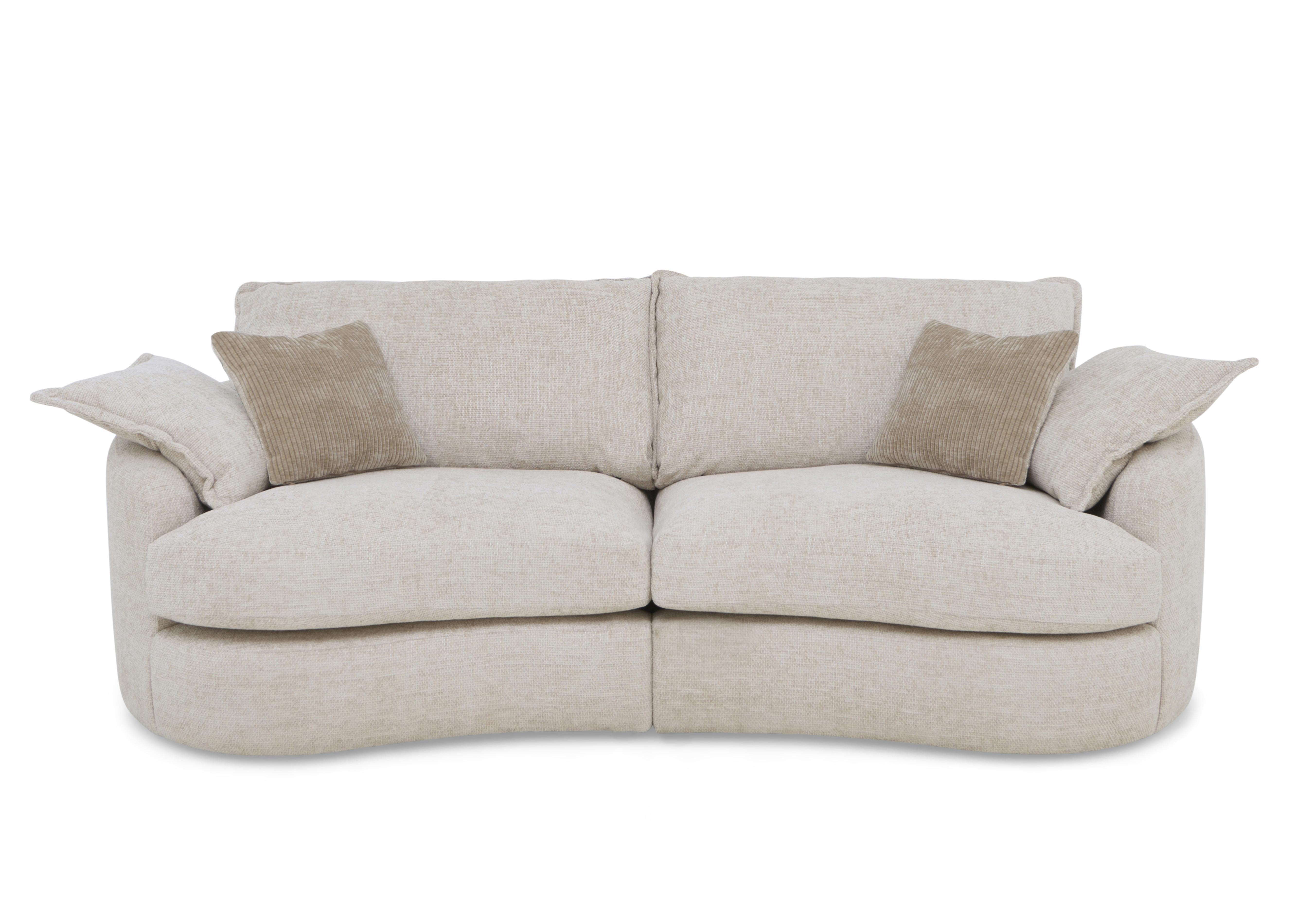 Boutique Darling 4 Seater Split Frame Sofa in Milo Cream on Furniture Village