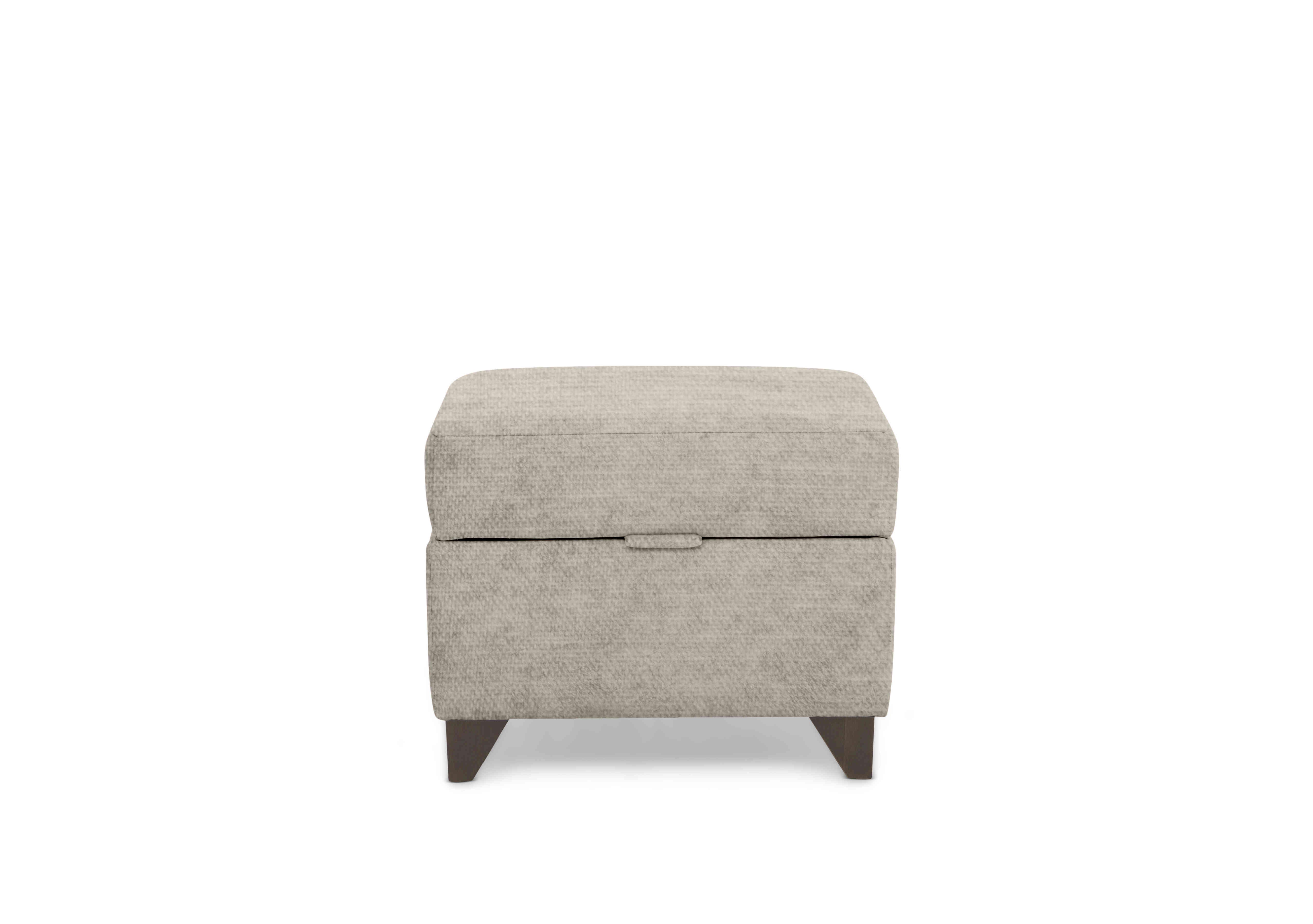 Boutique Darling Small Storage Footstool in Milo Linen on Furniture Village