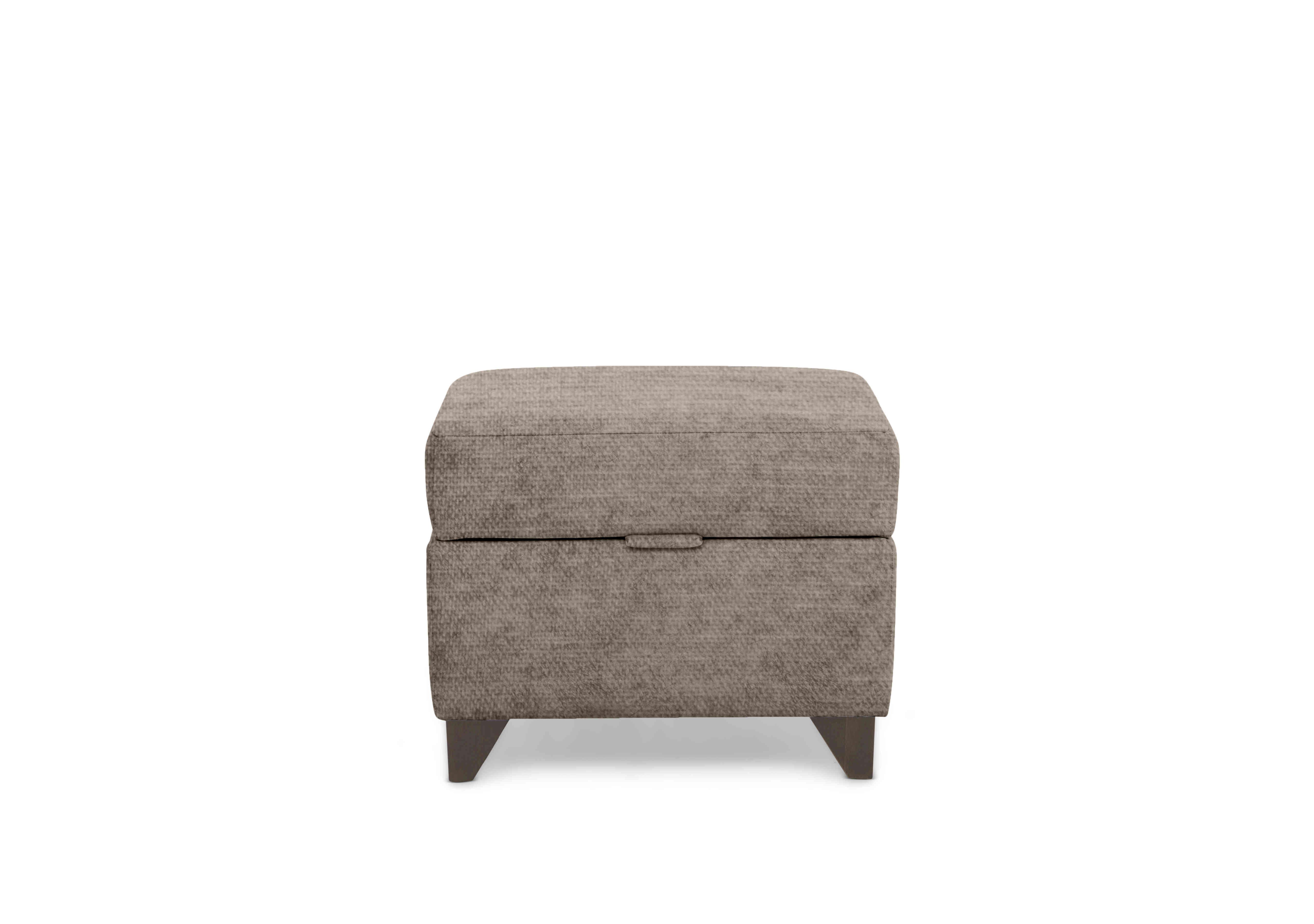 Boutique Darling Small Storage Footstool in Milo Mocha on Furniture Village