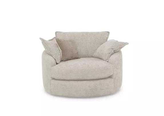 Boutique Darling Swivel Cuddler Chair