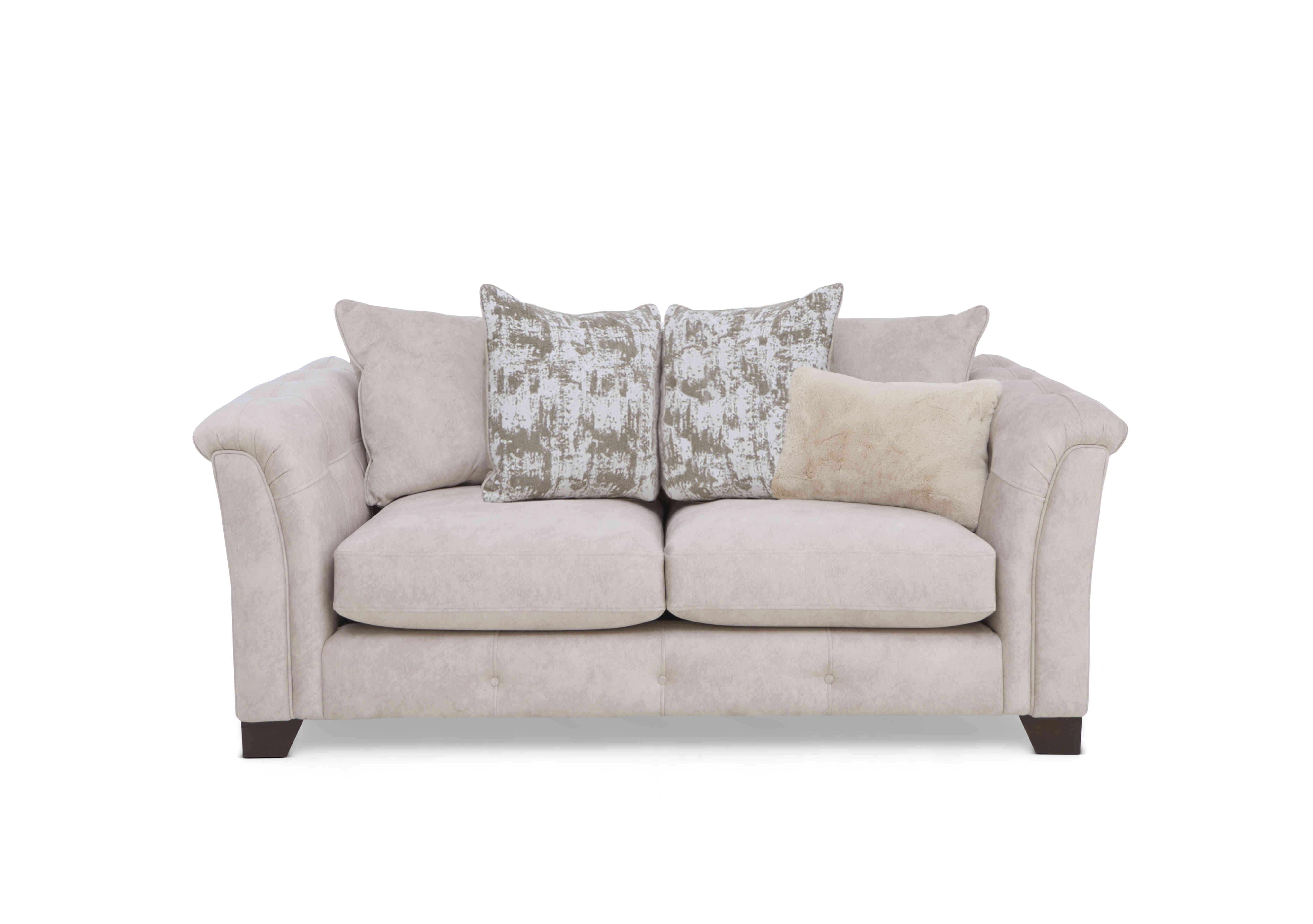 Aura 2 Seater Scatter Back Sofa in Kenzo Cream Dw Ft on Furniture Village