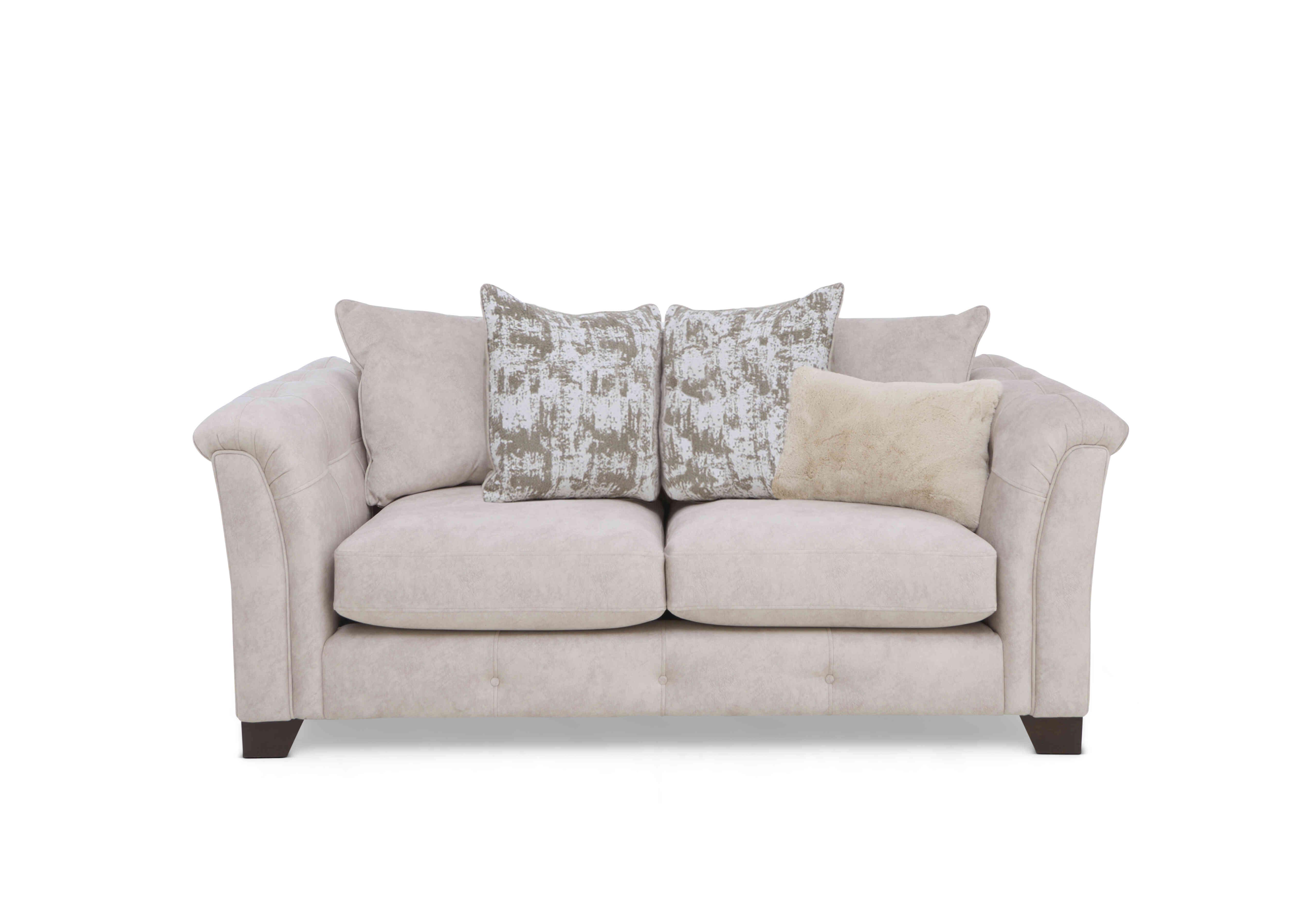 Boutique Aura 2 Seater Scatter Back Sofa in Kenzo Cream Dw Ft on Furniture Village