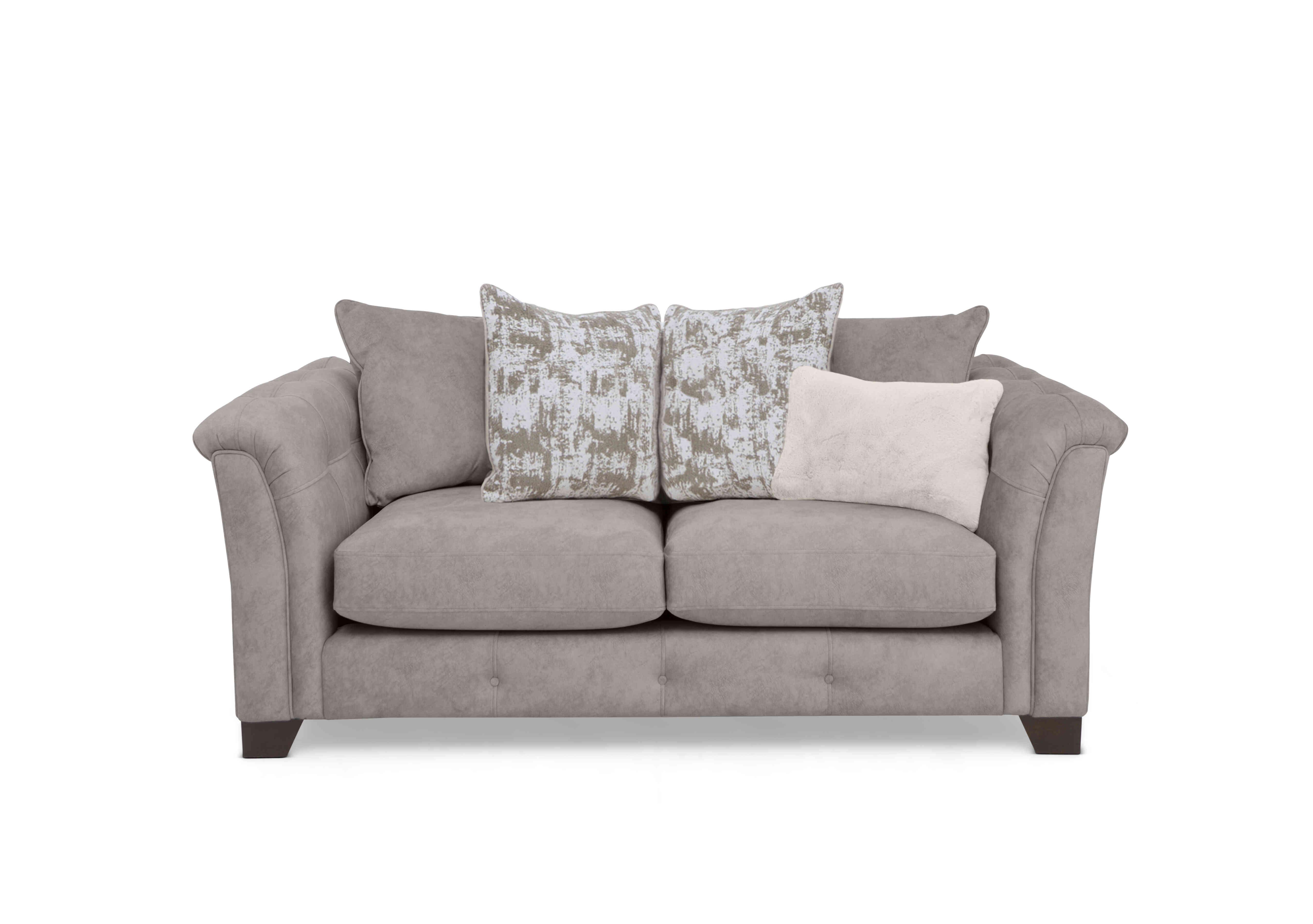 Boutique Aura 2 Seater Scatter Back Sofa in Kenzo Oatmeal Dw Ft on Furniture Village