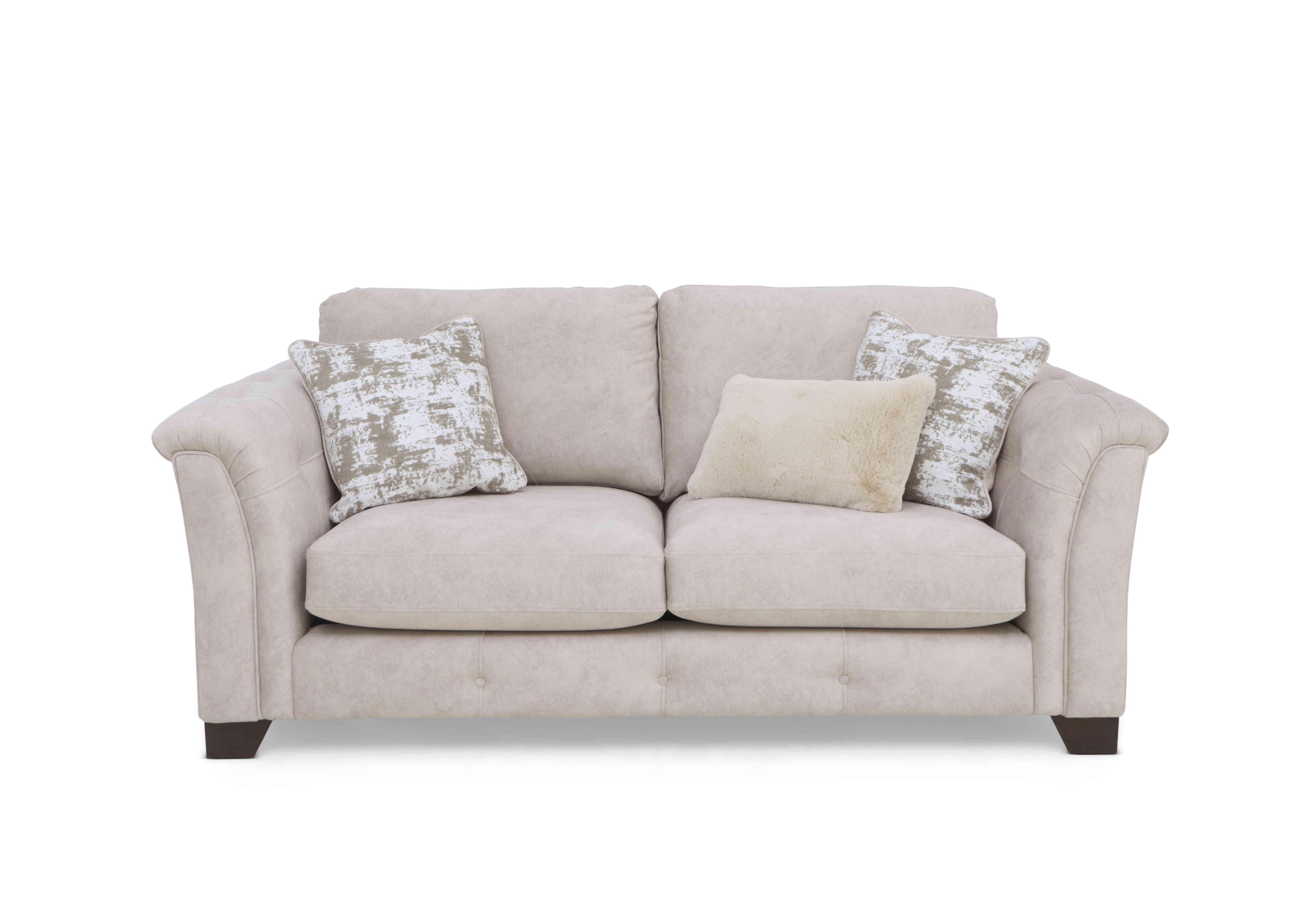 Aura 3 Seater Classic Back Sofa in Kenzo Cream Dw Ft on Furniture Village