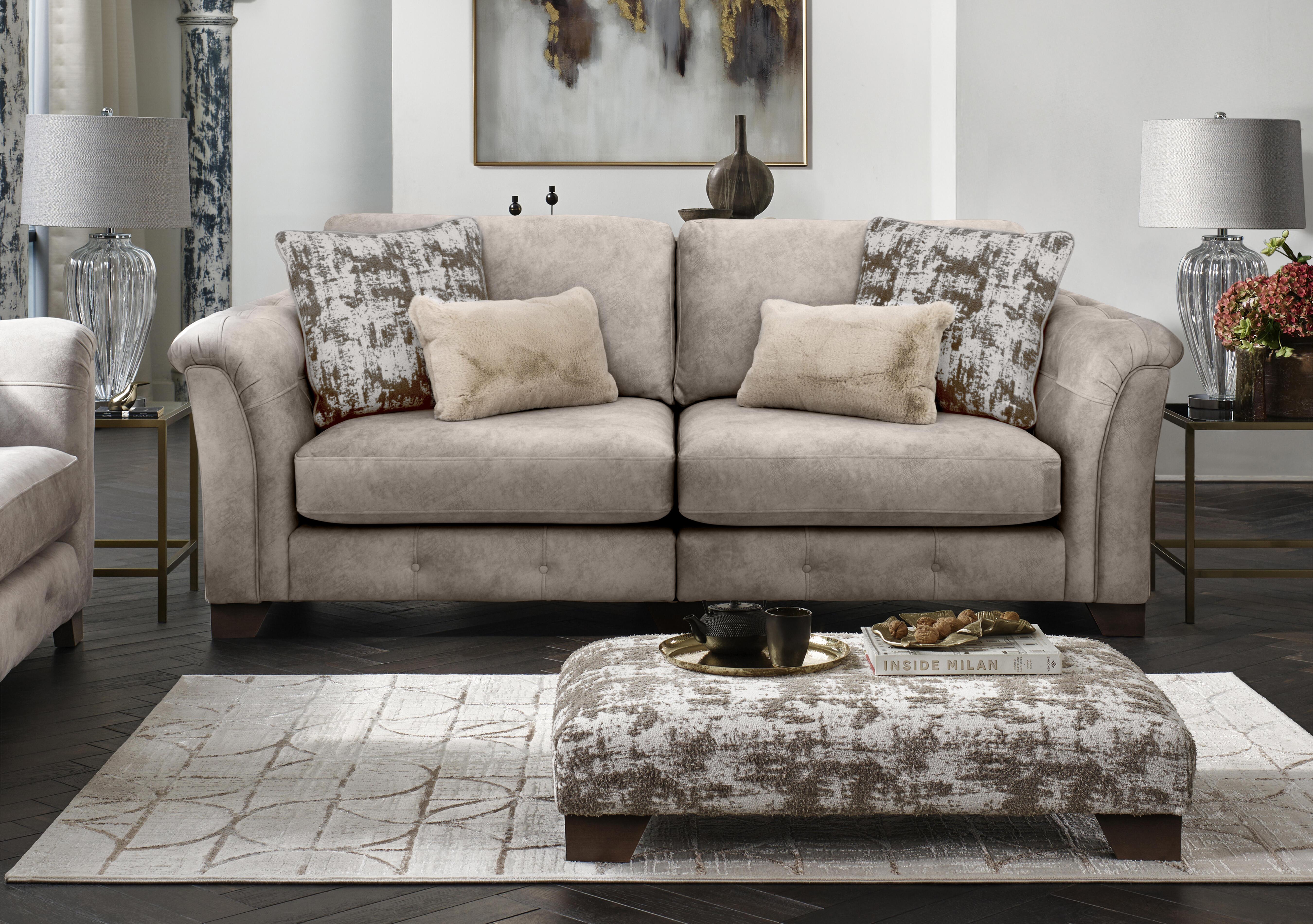 Aura 4 Seater Classic Back Split Frame Sofa in  on Furniture Village