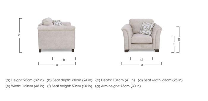 Aura Armchair in  on Furniture Village