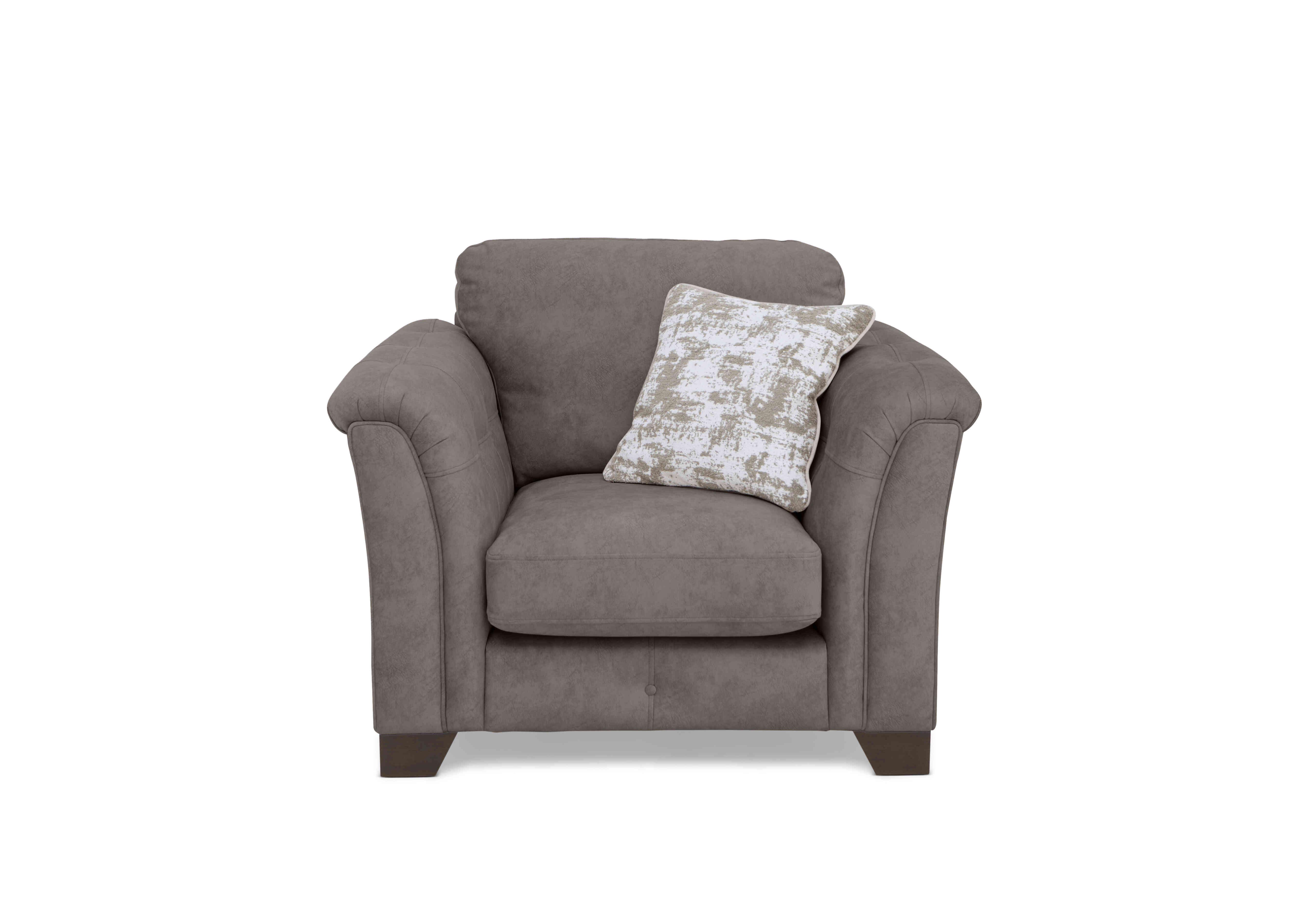 Boutique Aura Armchair in Kenzo Chocolate Dw Ft on Furniture Village