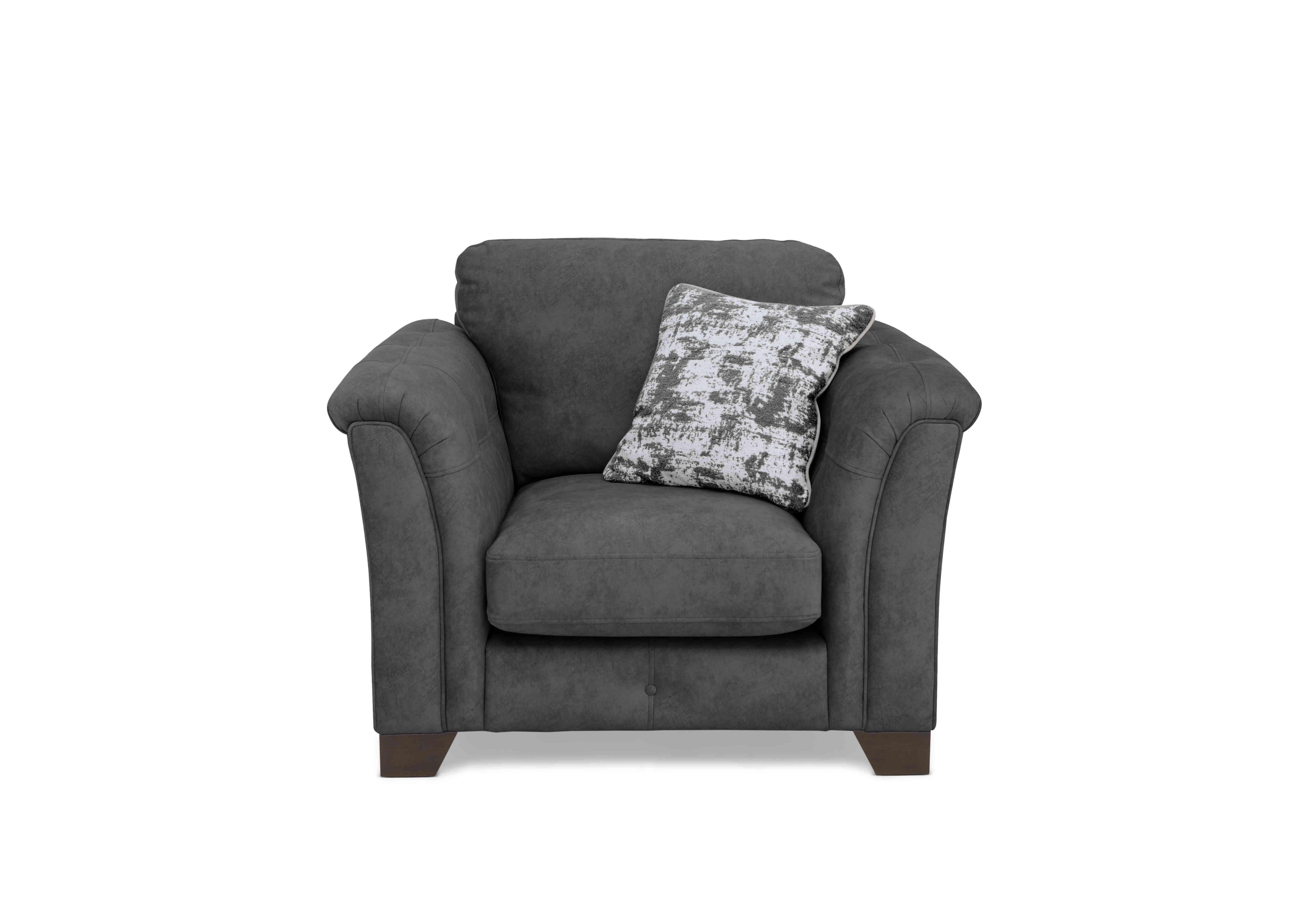 Aura Armchair in Kenzo Mink Dw Ft on Furniture Village