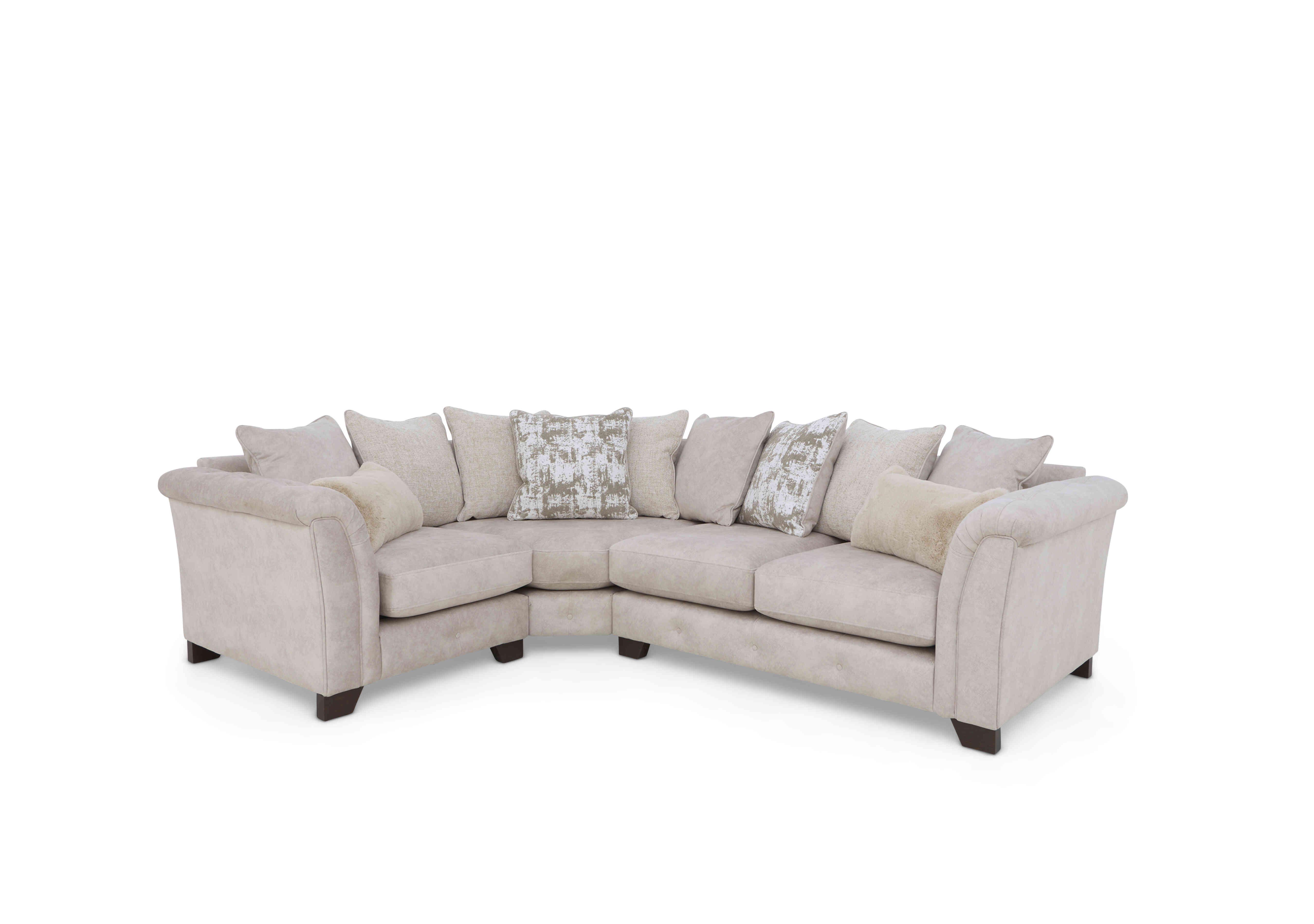 Aura Scatter Back Corner Sofa in Kenzo Cream Dw Ft on Furniture Village