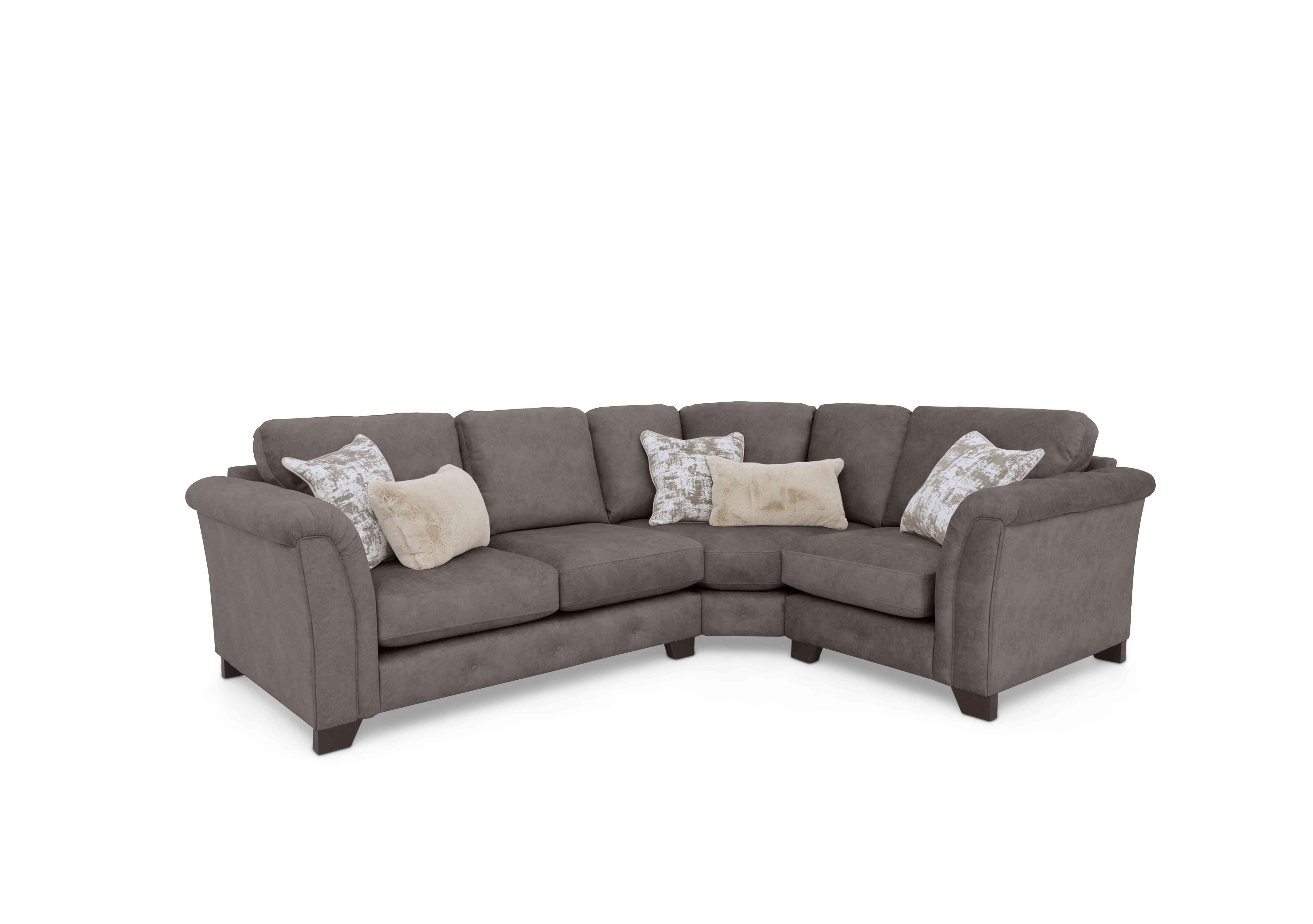 Aura Classic Back Corner Sofa in Kenzo Chocolate Dw Ft on Furniture Village
