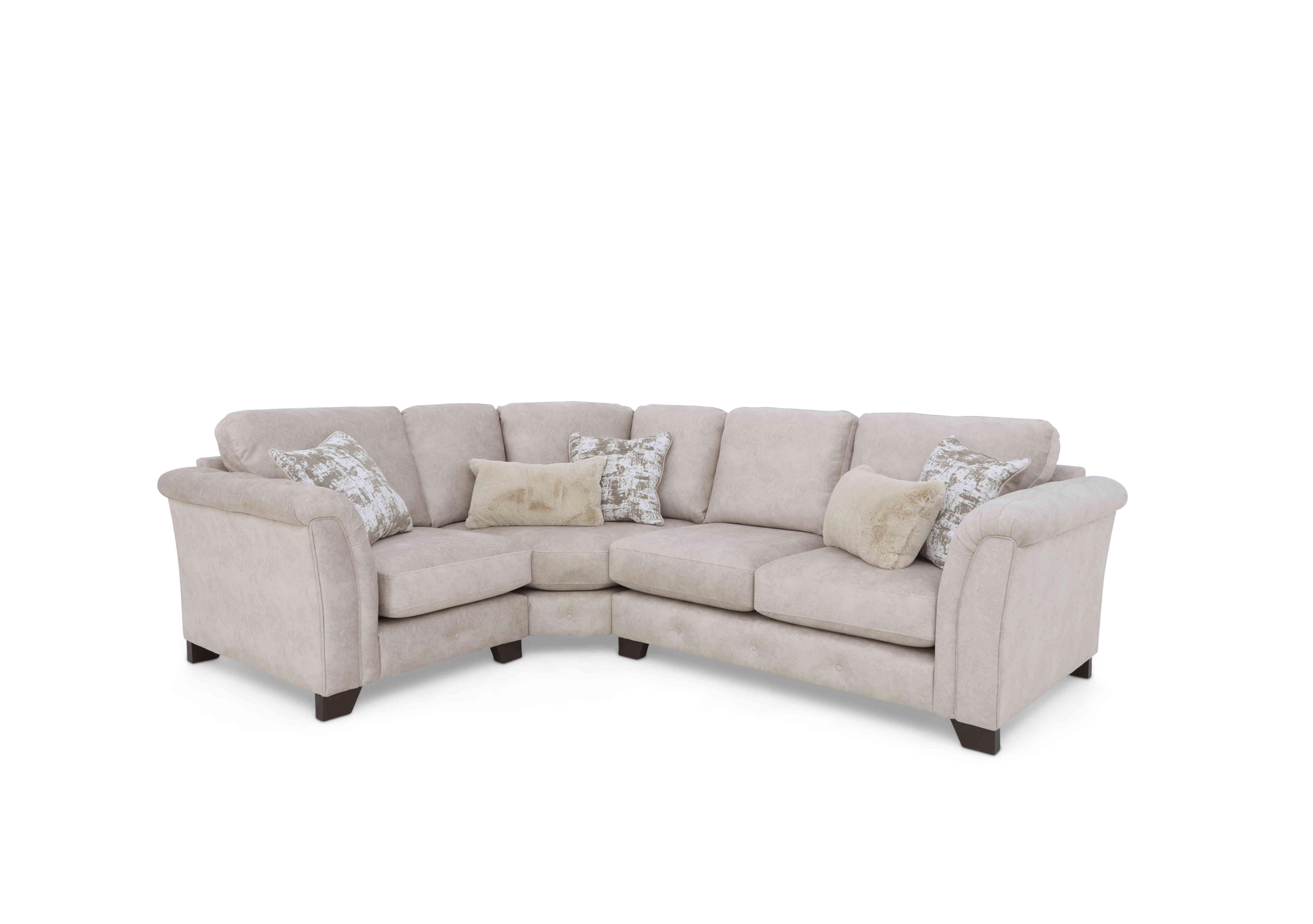 Aura Classic Back Corner Sofa in Kenzo Cream Dw Ft on Furniture Village