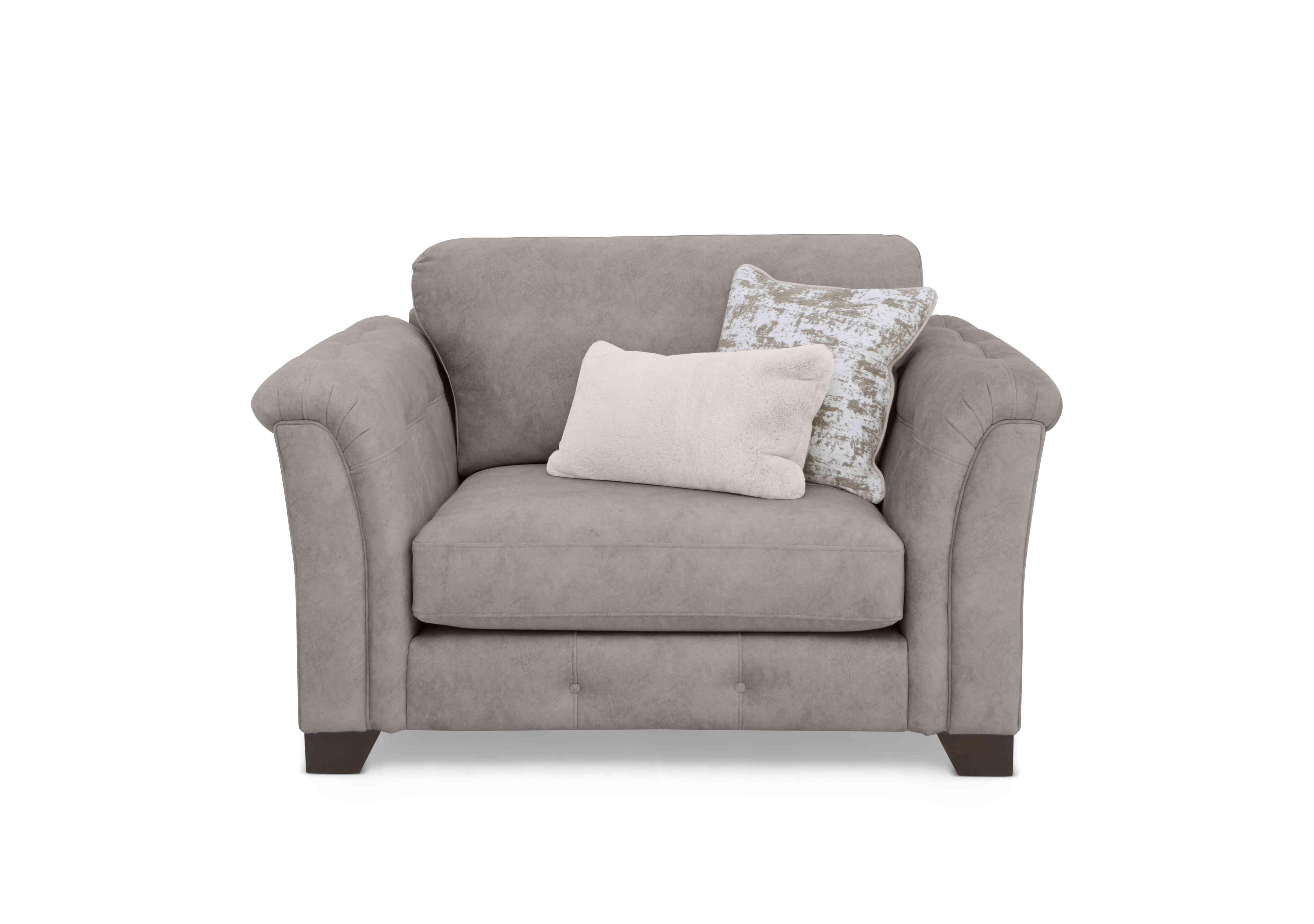 Aura Love Chair in Kenzo Oatmeal Dw Ft on Furniture Village