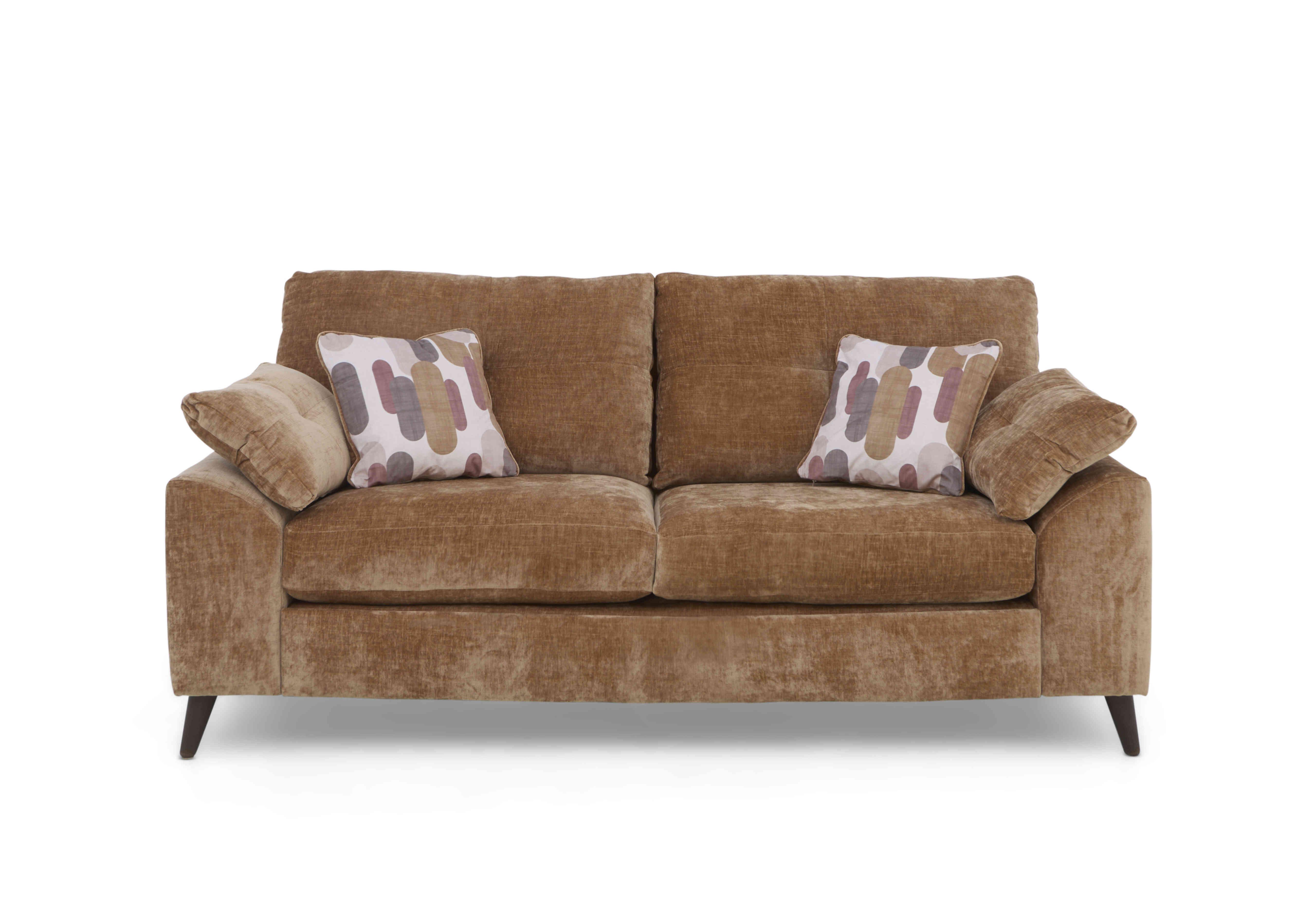 Malibu 3 Seater Sofa in Dion Peachy Dw Ft on Furniture Village