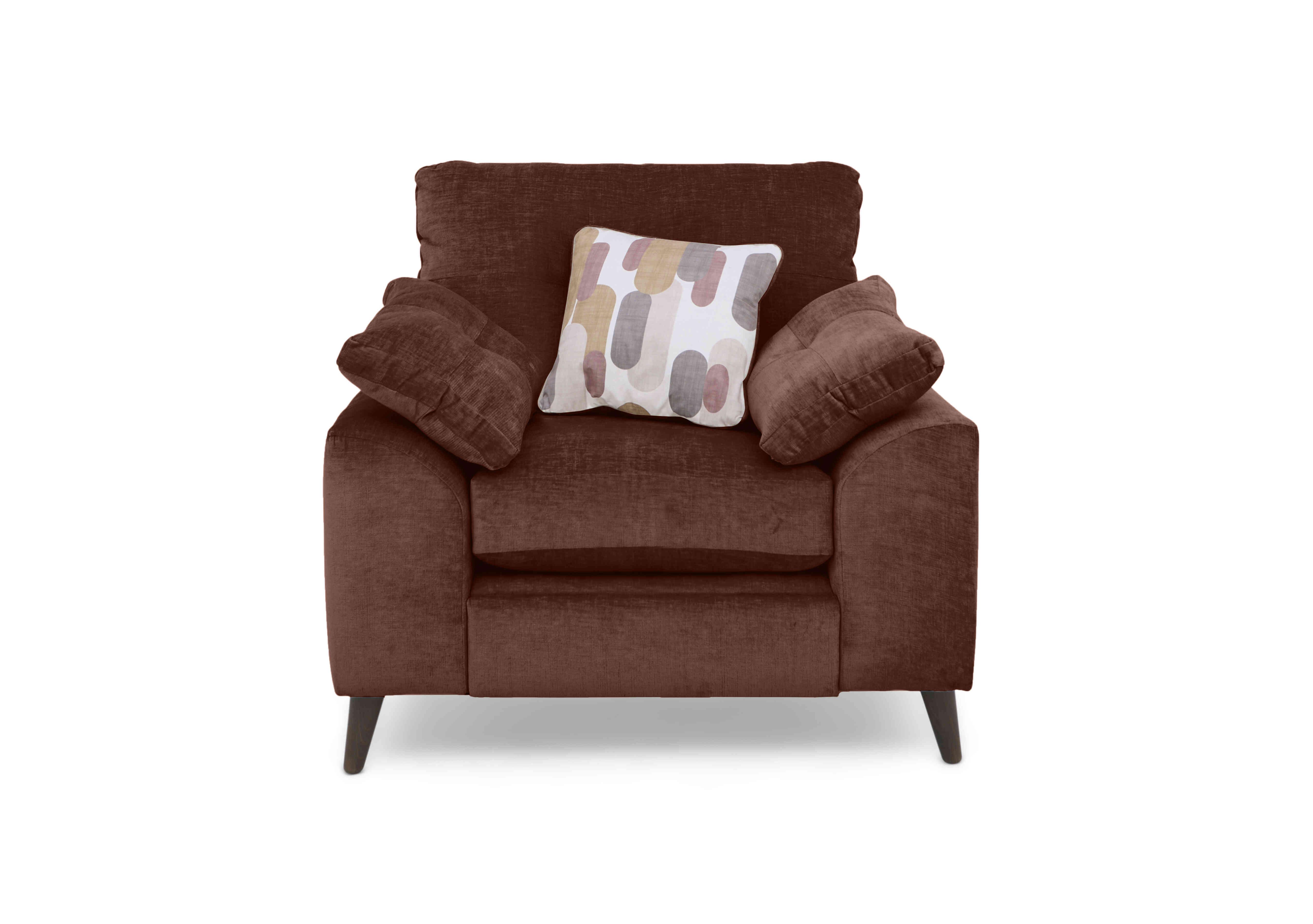 Malibu Chair in Dion Brandy Dw Ft on Furniture Village