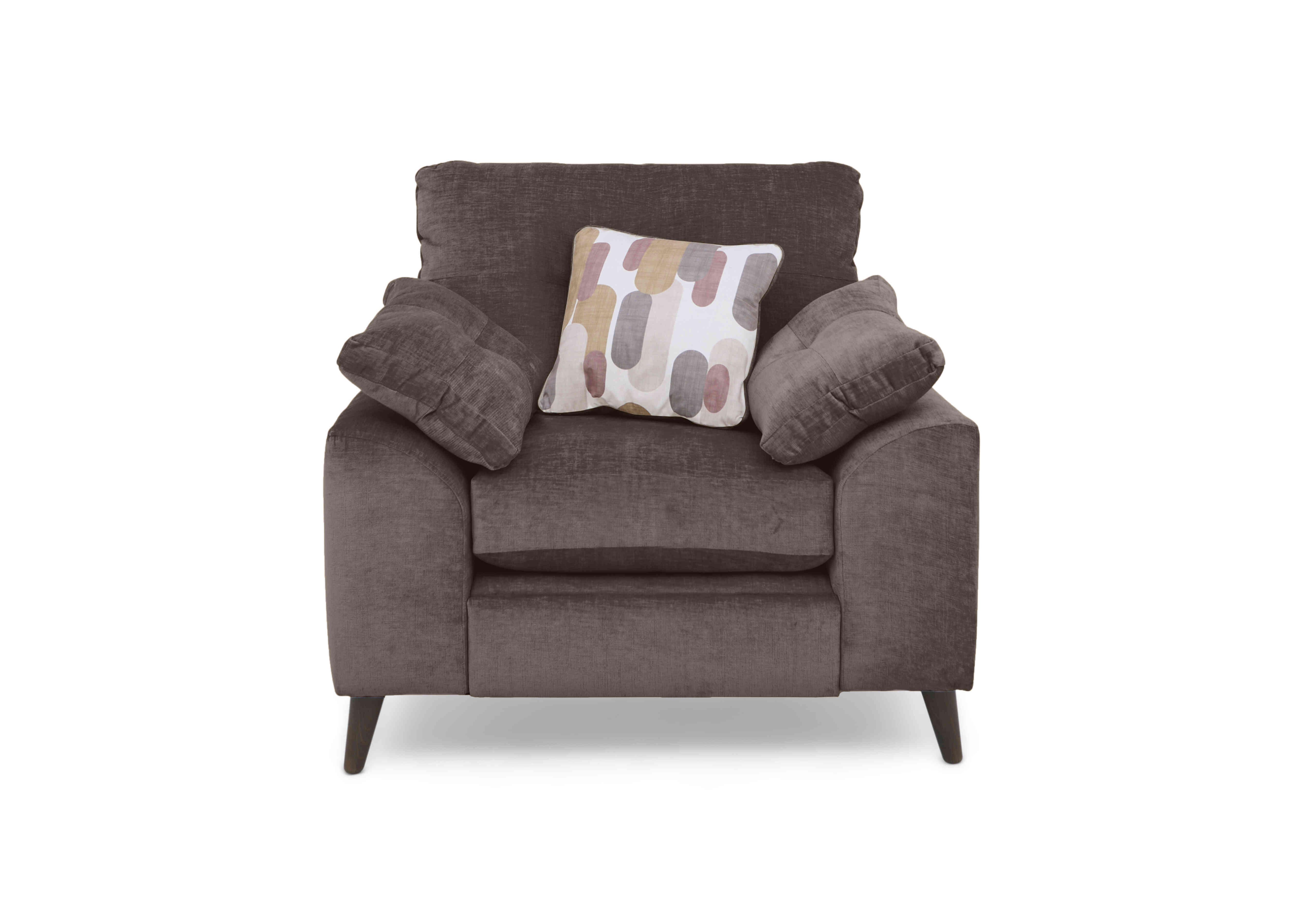 Malibu Chair in Dion Driftwood Dw Ft on Furniture Village