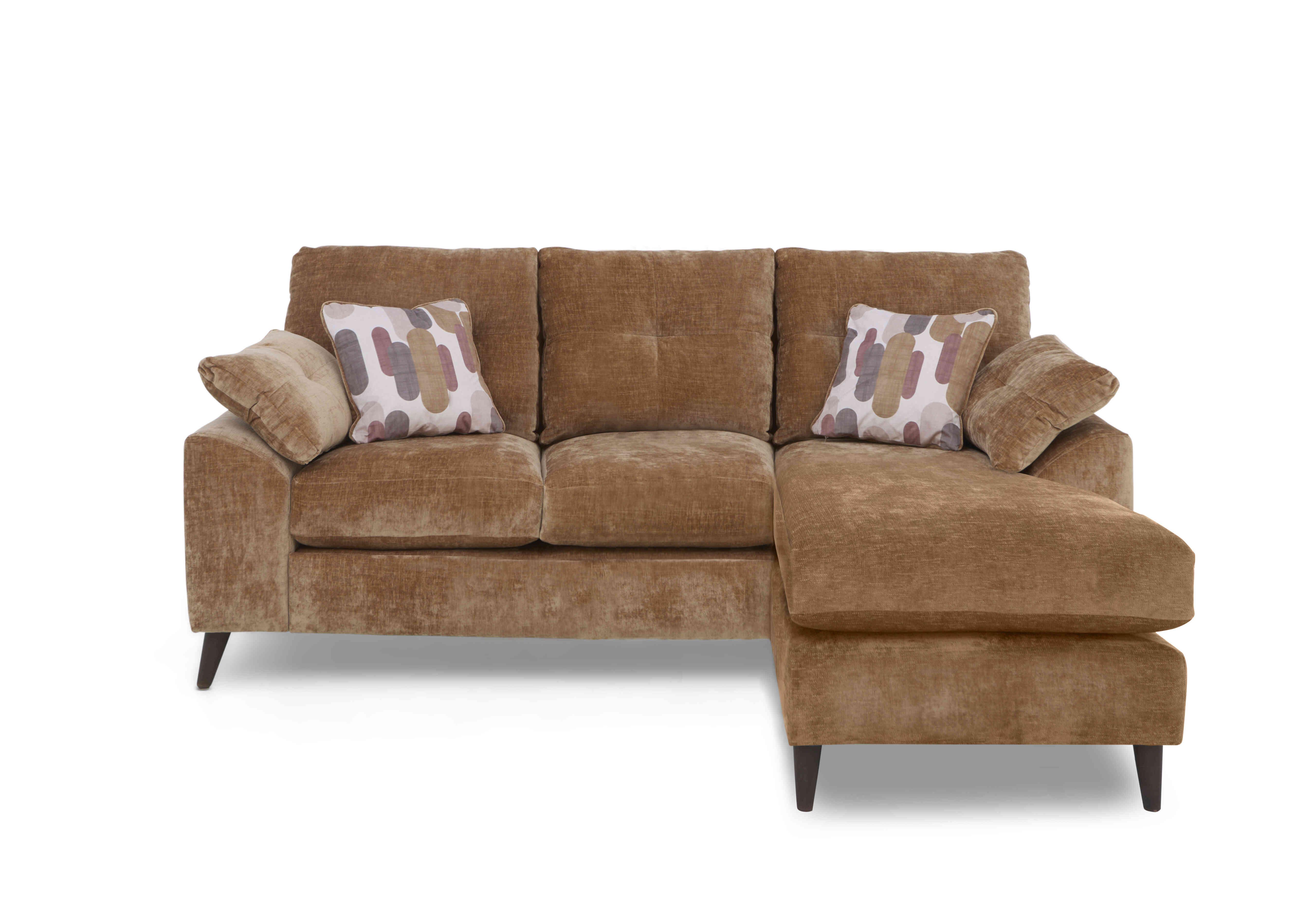 Malibu Chaise End Sofa in Dion Peachy Dw Ft on Furniture Village