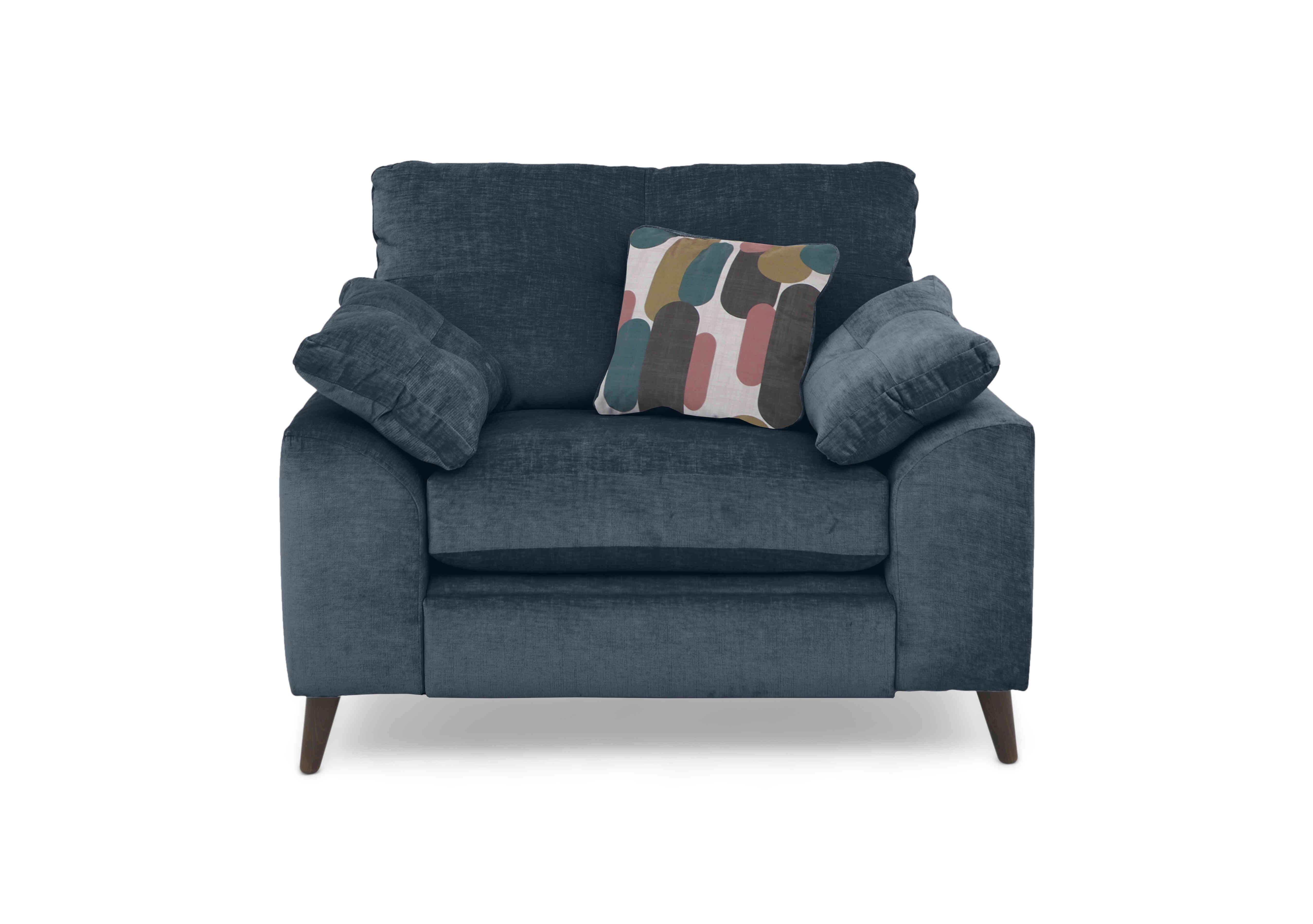 Malibu Snuggler Chair in Dion Capri Dw Ft on Furniture Village